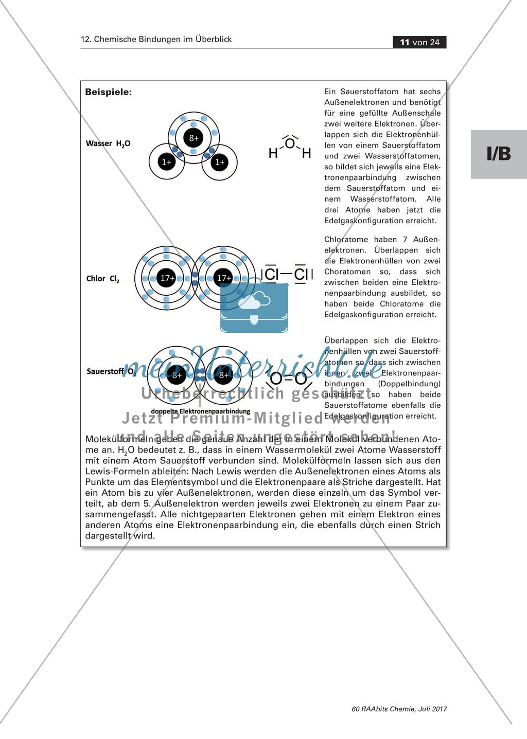 Chemische Bindungen Preview 6