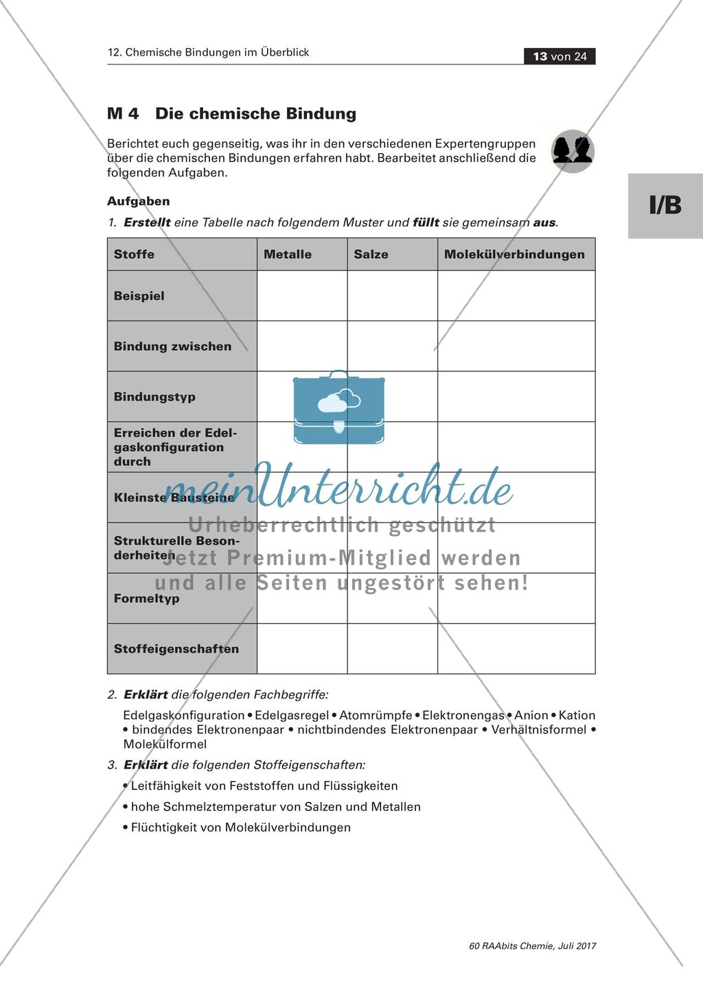 Chemische Bindungen Preview 8