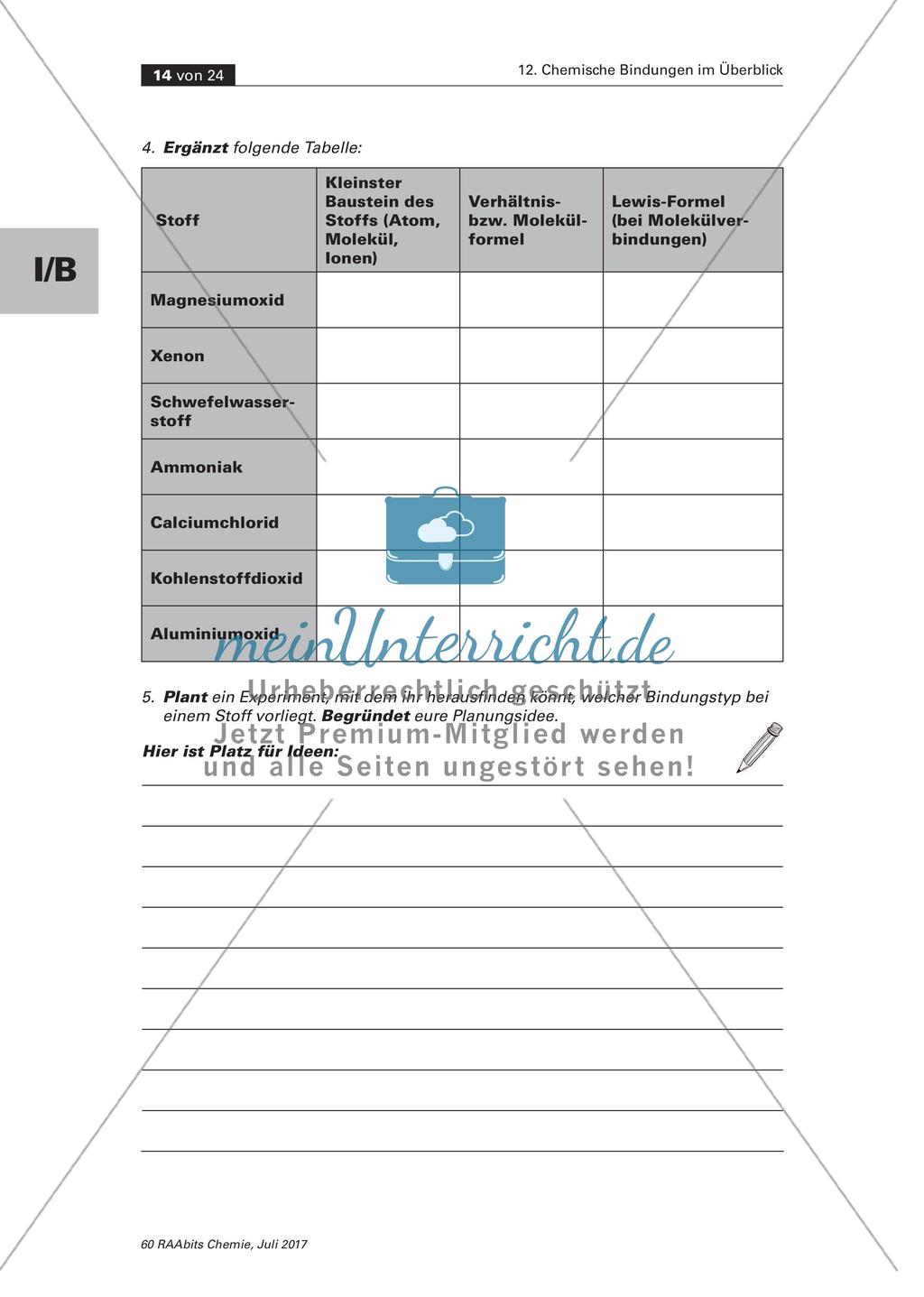 Chemische Bindungen Preview 9