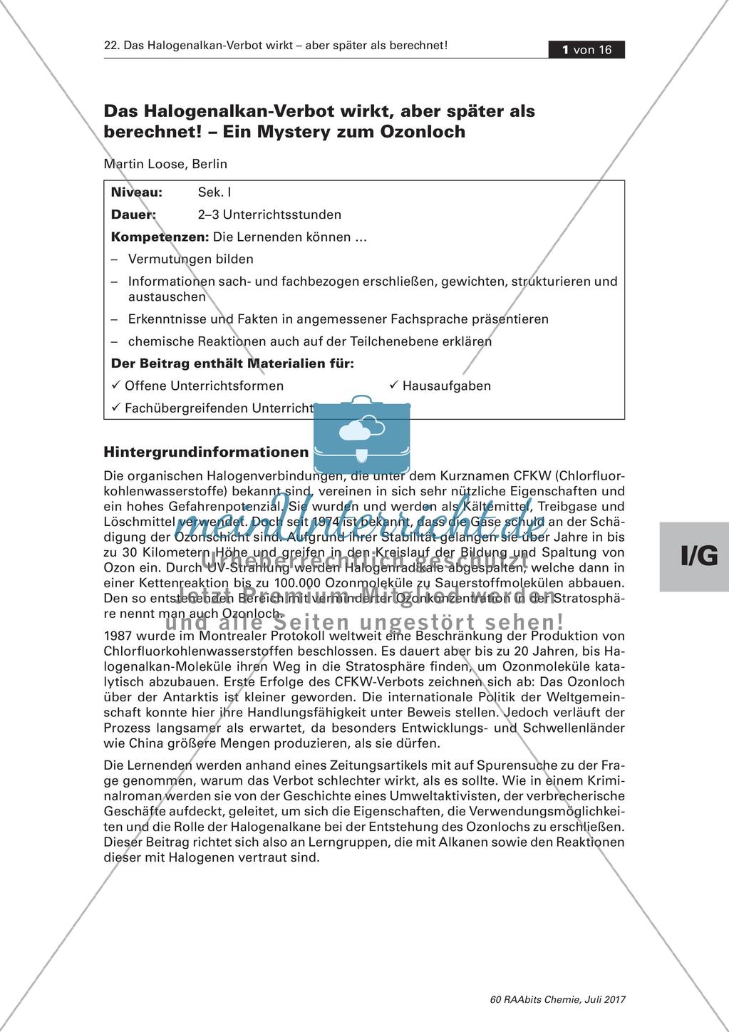Halogenalkane Preview 1