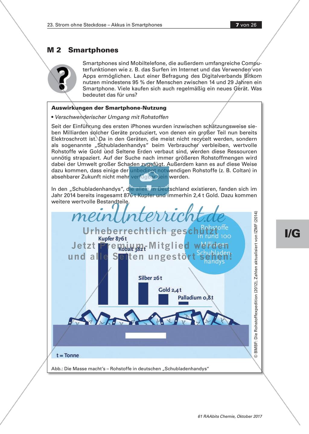 Chemische Energiequellen: Akkus in Smartphones Preview 2