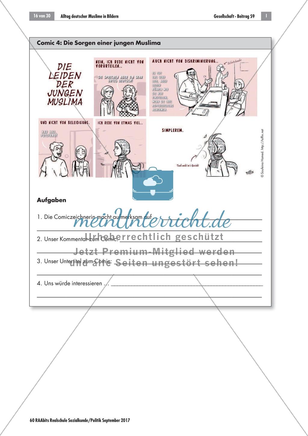 Alltag deutscher Muslime im Comic: Eine Comicrallye Preview 4