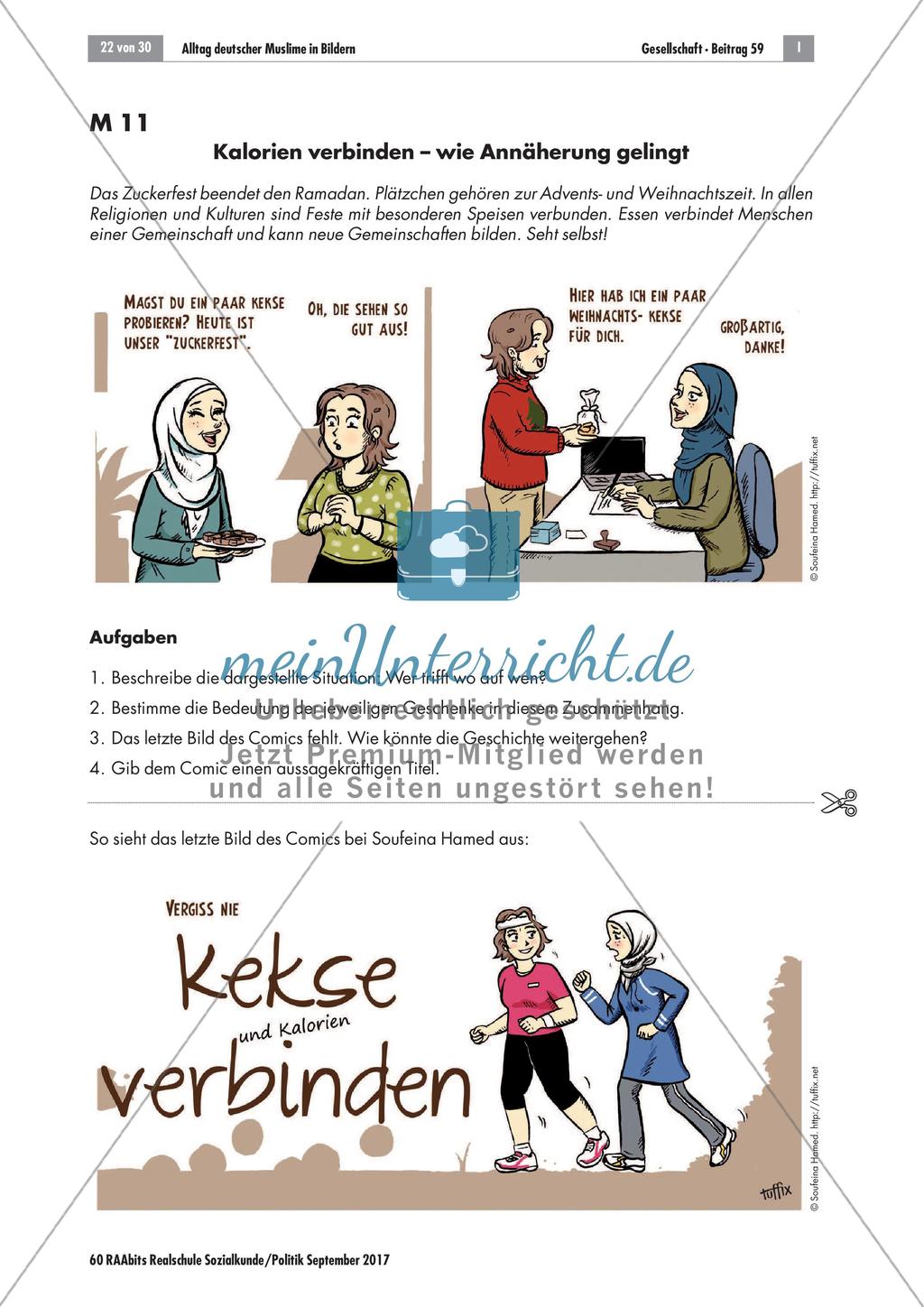 Alltag deutscher Muslime im Comic: Die Diskussion um das Kopftuch Preview 5