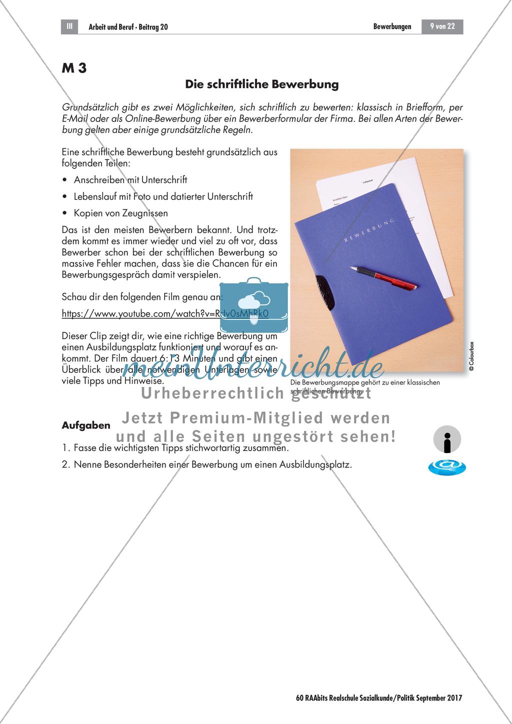 Bewerbungen Preview 3