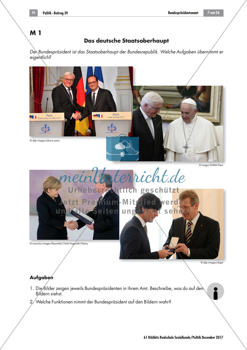 Das Bundespräsidentenamt Preview 1