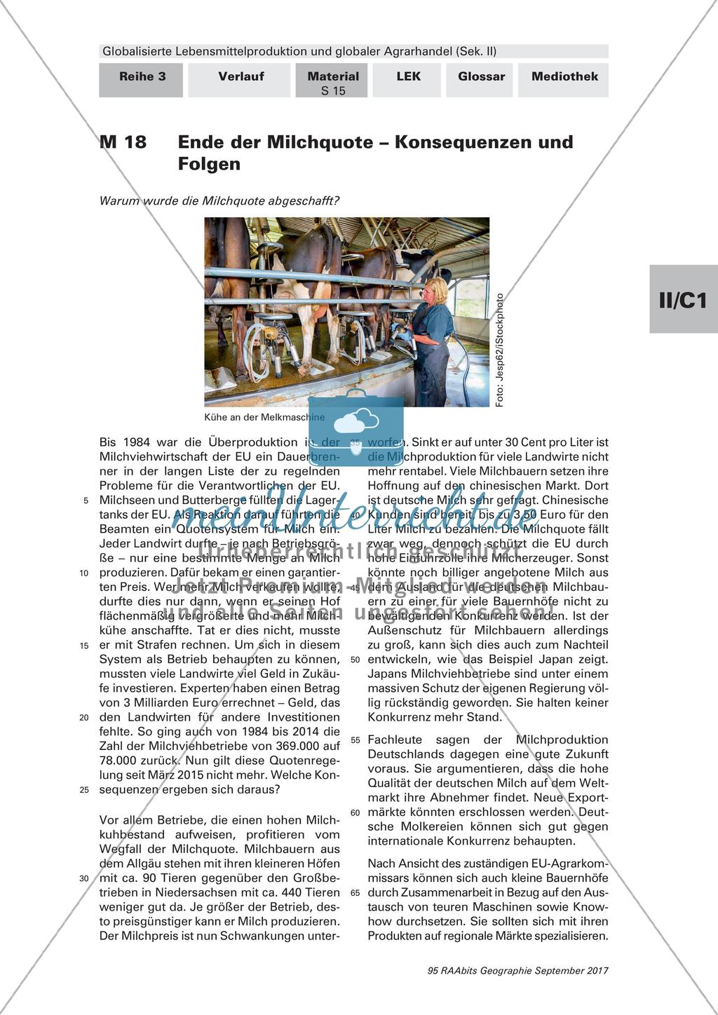 Globalisierte Lebensmittelproduktion und globaler Agrarhandel Preview 6