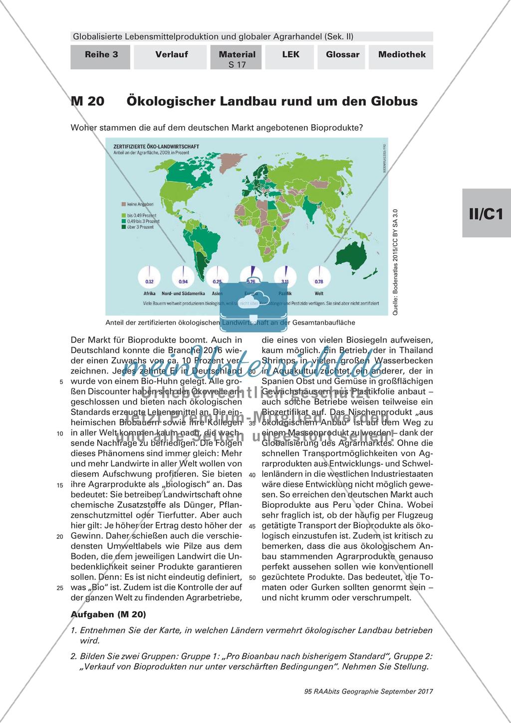 Globalisierte Lebensmittelproduktion und globaler Agrarhandel Preview 8