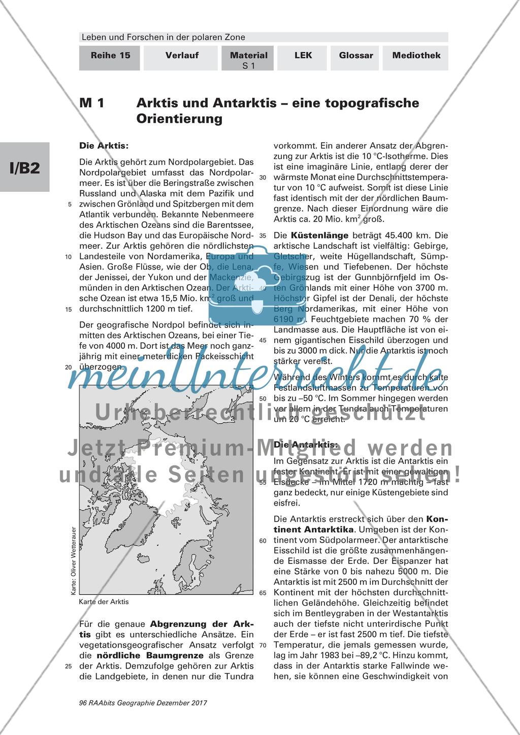 Die Tier- und Pflanzenwelt in der Arktis und Antarktis Preview 1