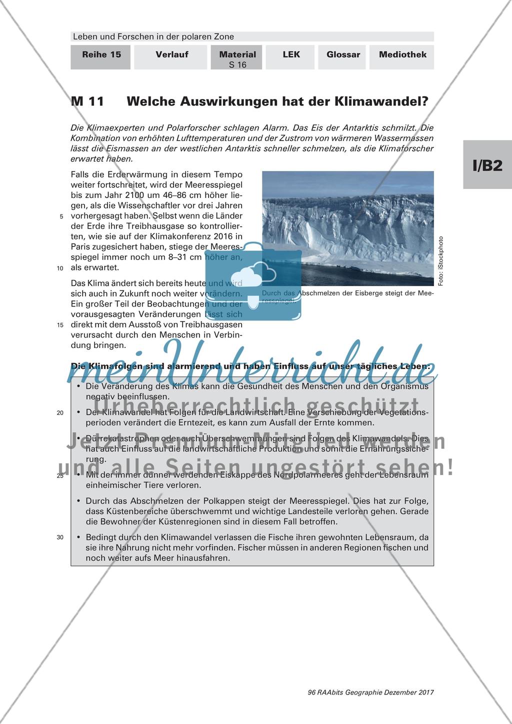 Die Auswirkungen des Klimawandels in der Arktis und in der Antarktis Preview 1