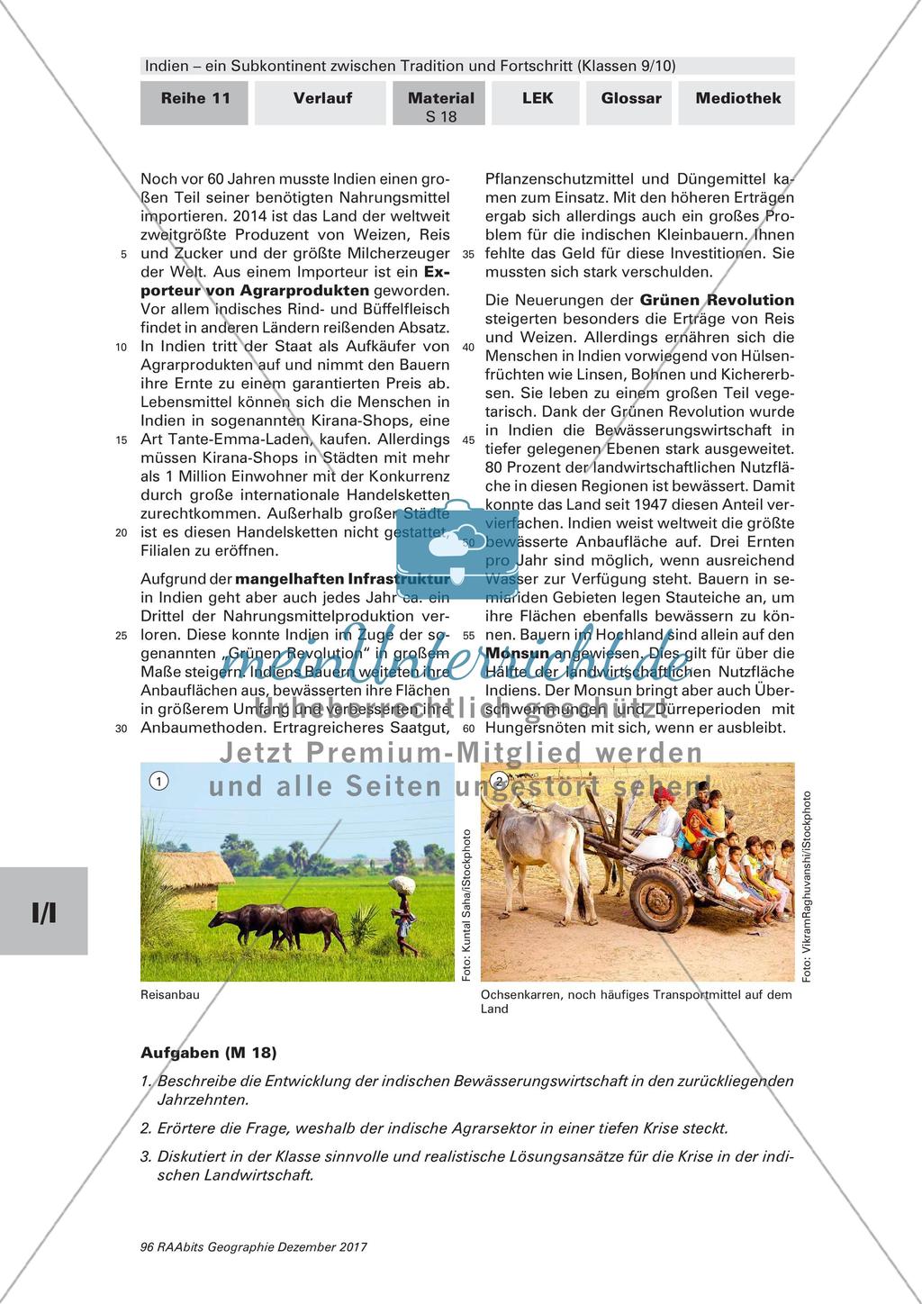 Indien: Die Wirtschaftssektoren Preview 3