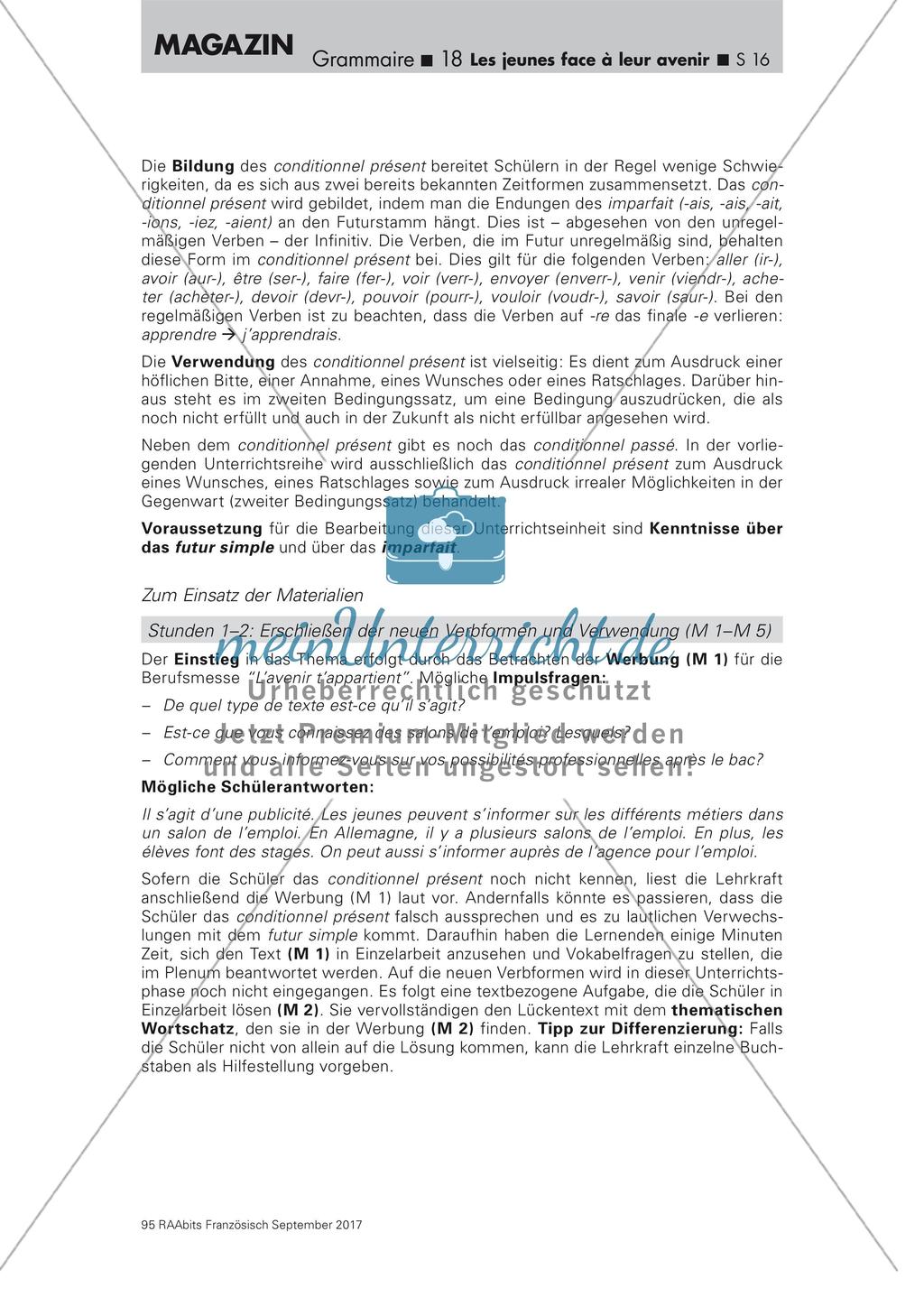 Das Conditionnel Présent Preview 16