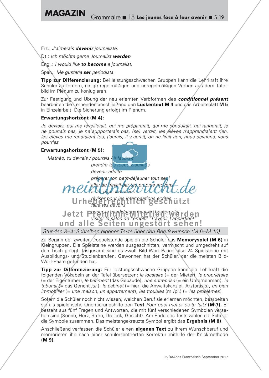 Das Conditionnel Présent Preview 19