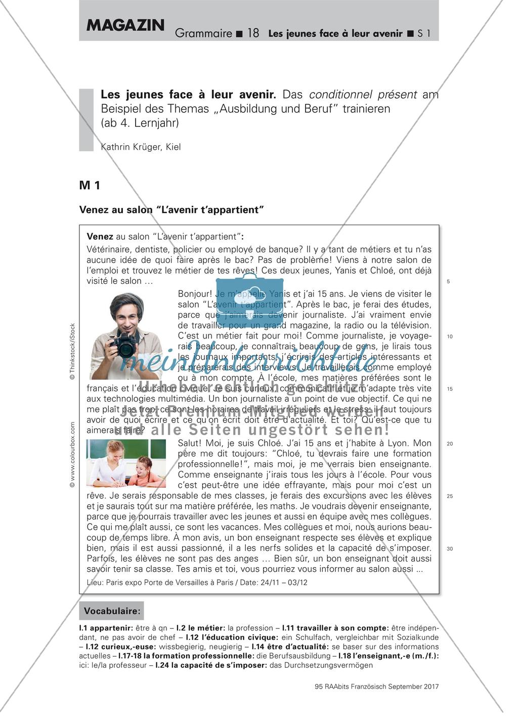 Das Conditionnel Présent Preview 1
