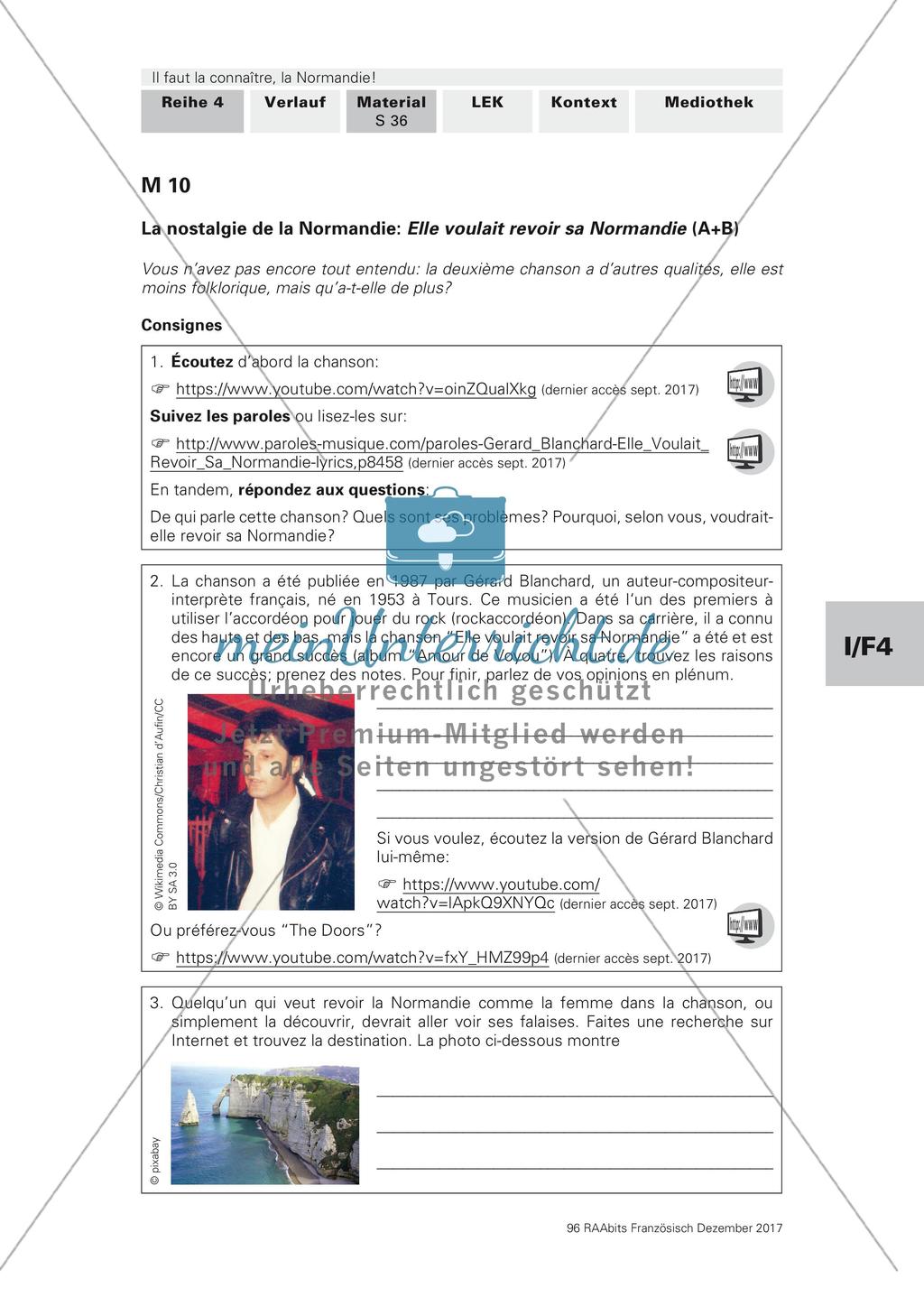Normandie: Chansons und Bande dessinée Preview 2