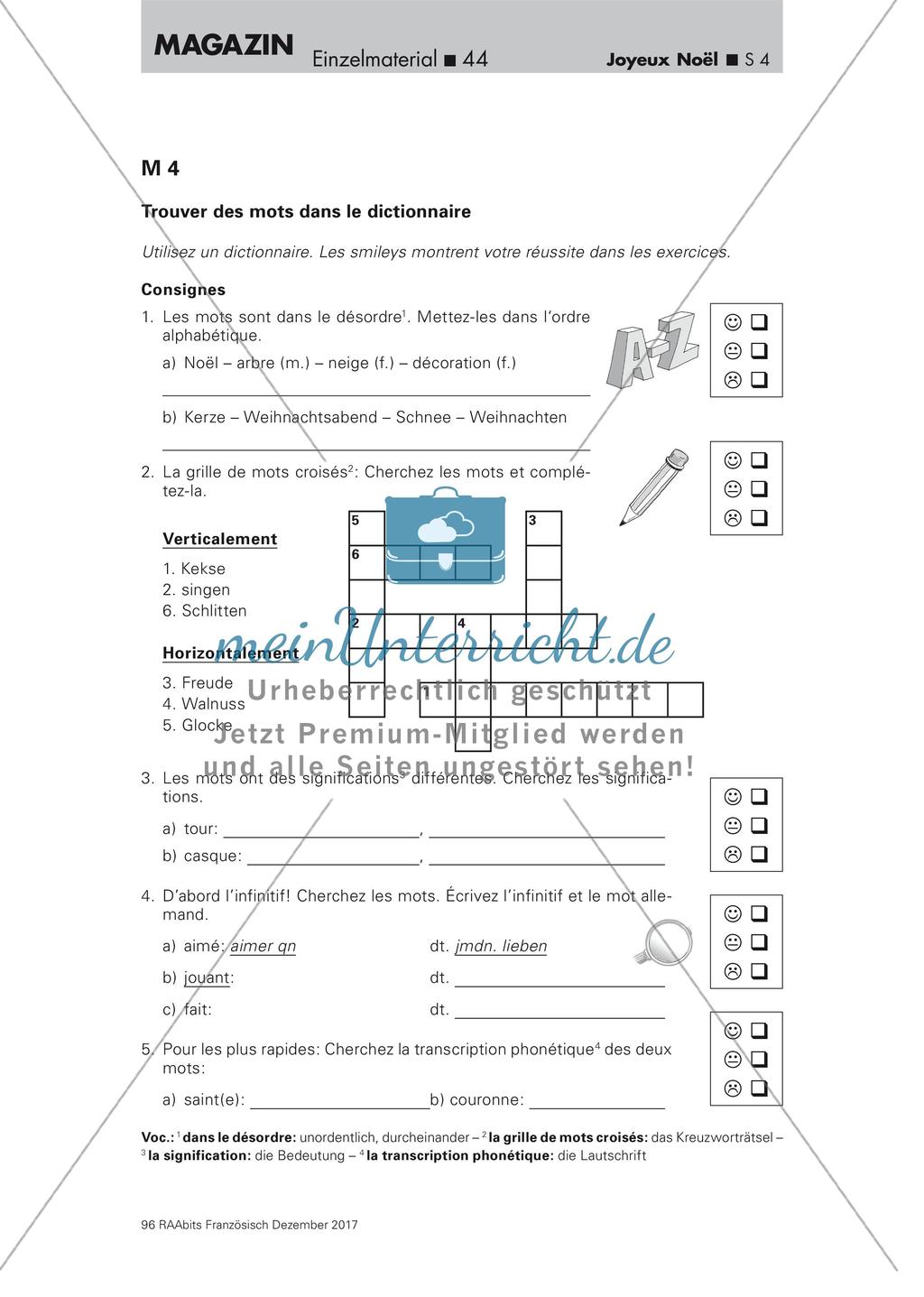 Wörterbucharbeit: Weihnachten Preview 4