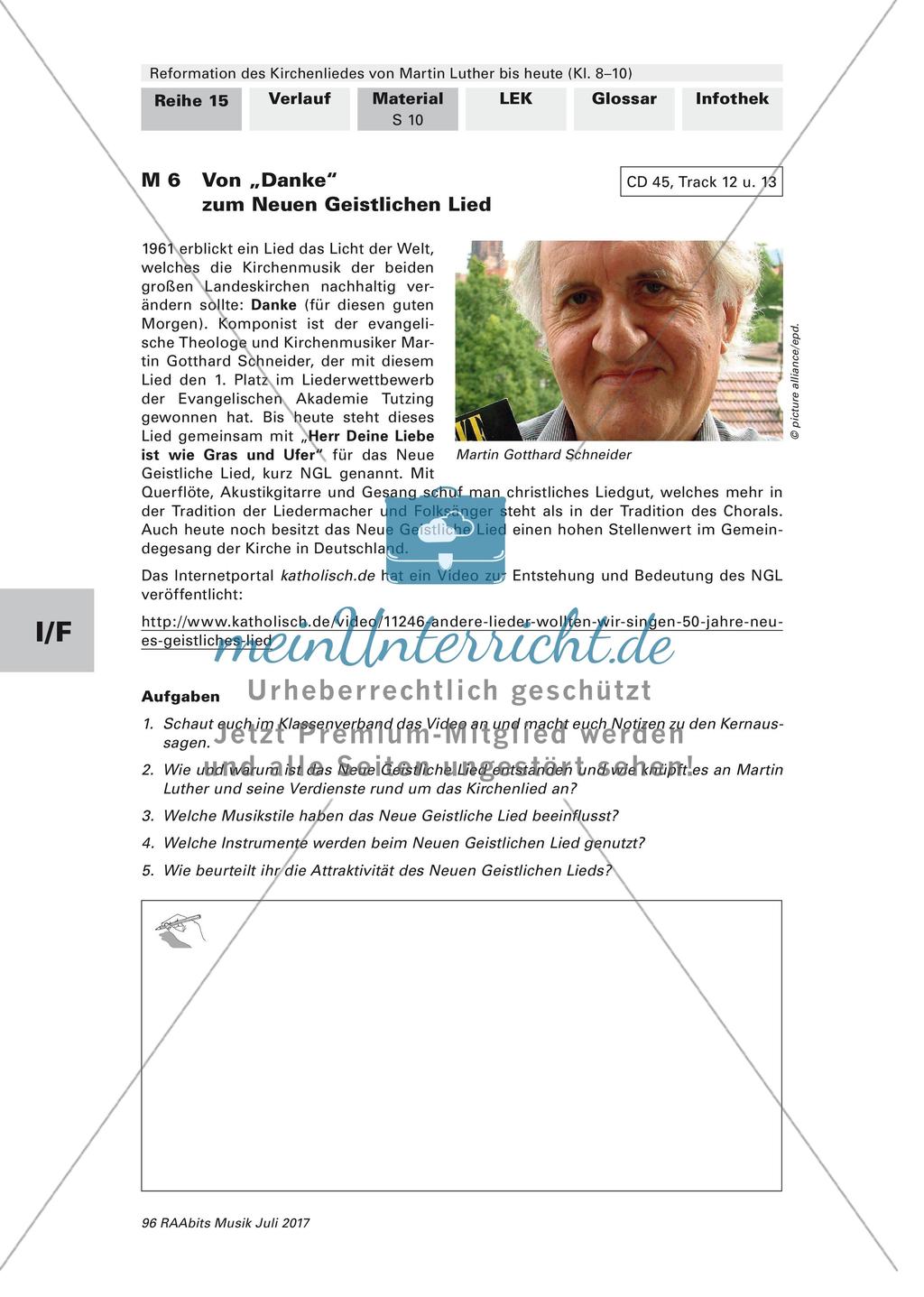 Kirchenlieder: von Luther bis heute Preview 9