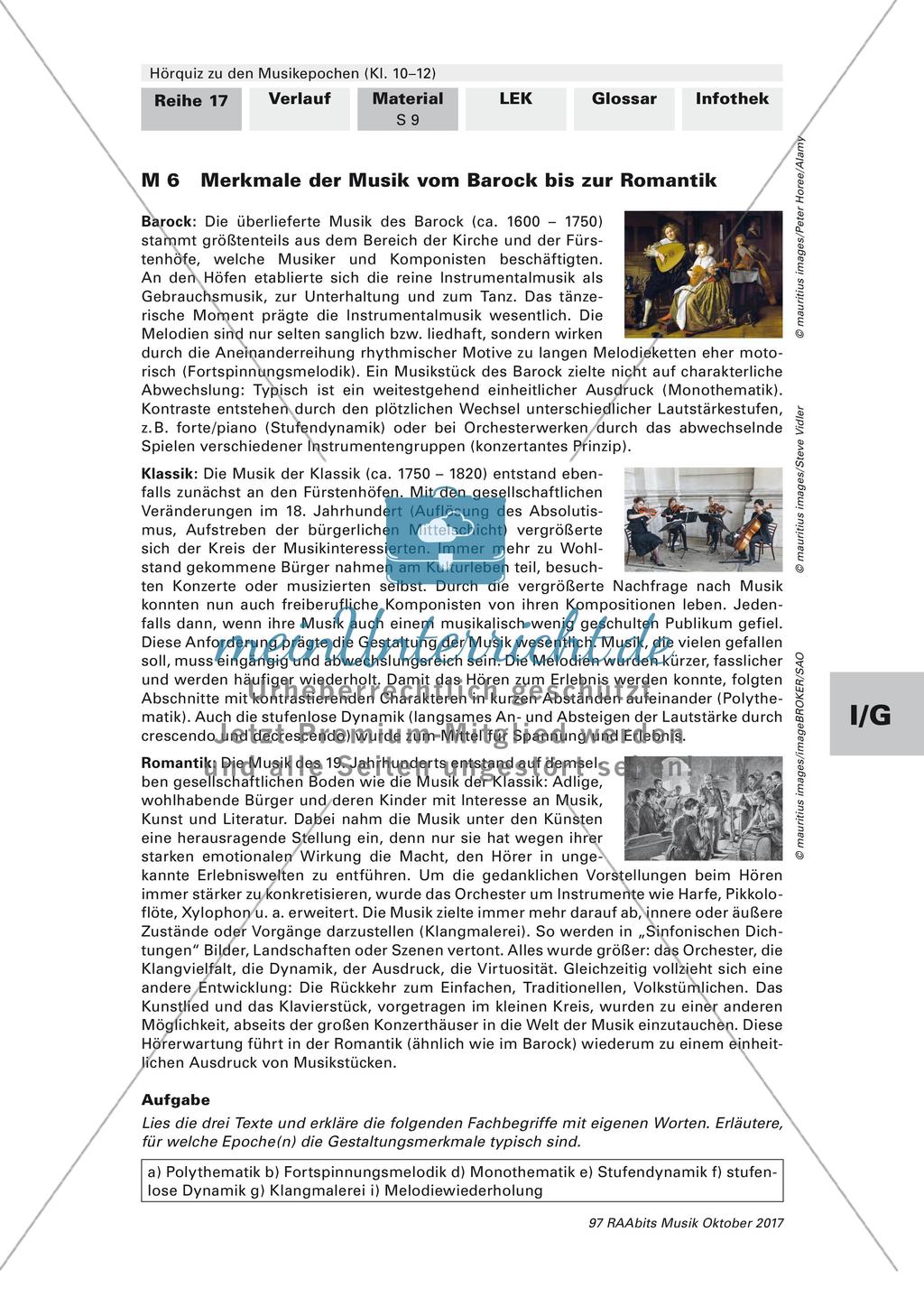 Musikepochen: Hörquiz Preview 9