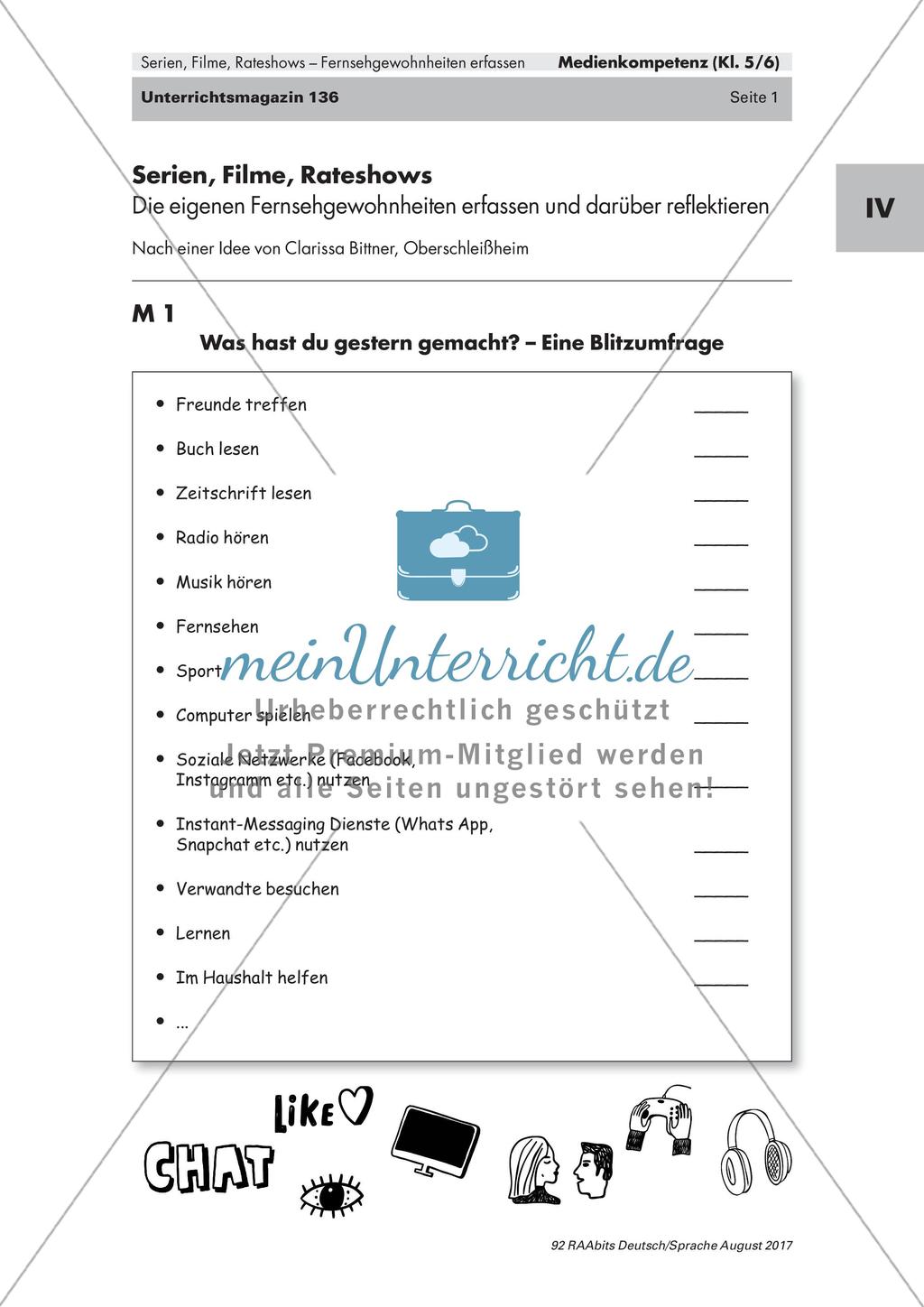 Erfassen und Reflektieren von Fernsehgewohnheiten Preview 1