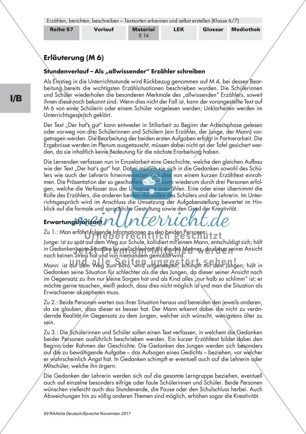 Erstellen und Erkennen von Textsorten: Gedicht, Personenbeschreibung, Märchen, Erzählung Preview 14