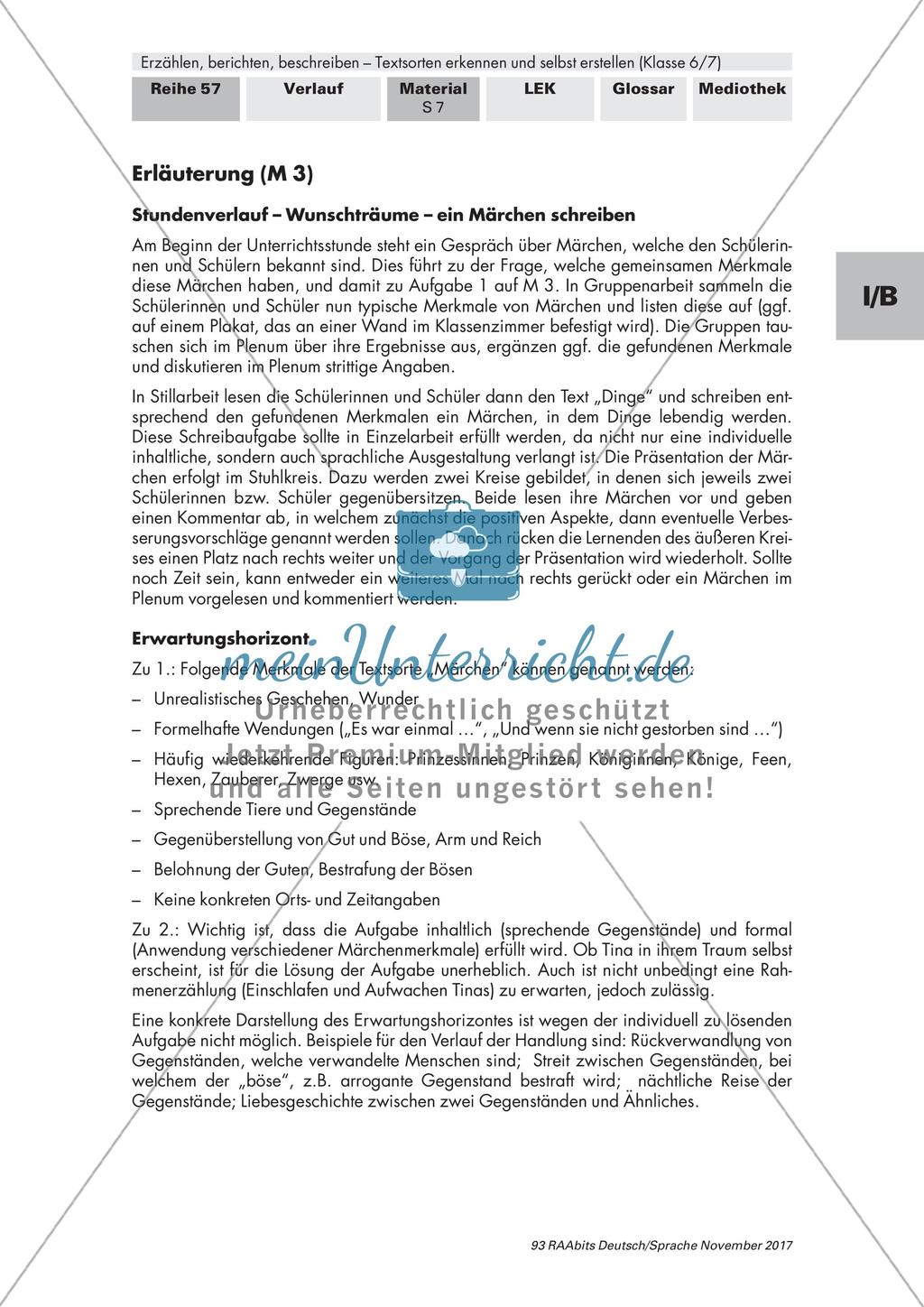 Erstellen und Erkennen von Textsorten: Gedicht, Personenbeschreibung, Märchen, Erzählung Preview 7