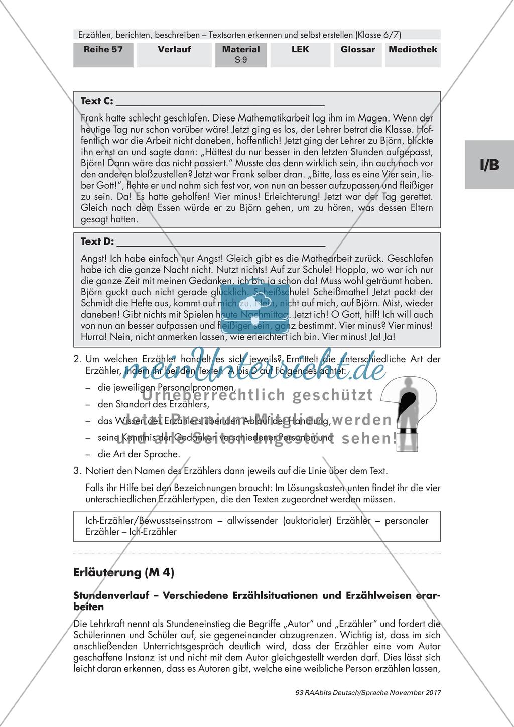 Erstellen und Erkennen von Textsorten: Gedicht, Personenbeschreibung, Märchen, Erzählung Preview 9