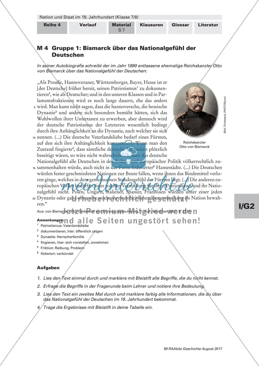 Der Begriff der Nation im deutschen Kaiserreich Preview 1