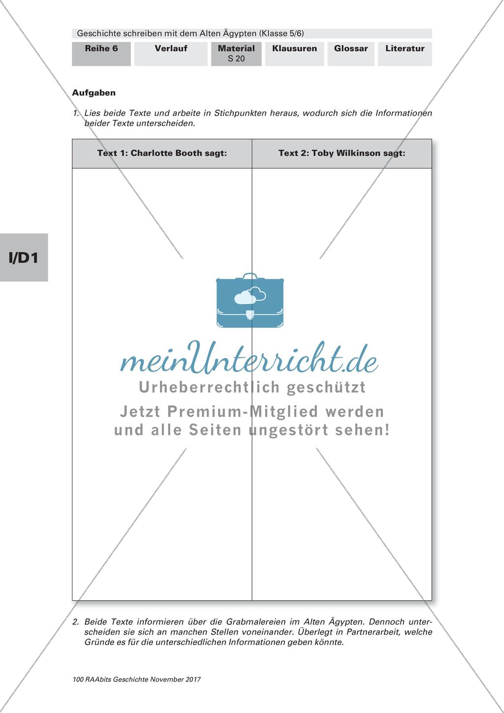Grabmalereien – Alltagsquelle oder Wunschvorstellung? Preview 3