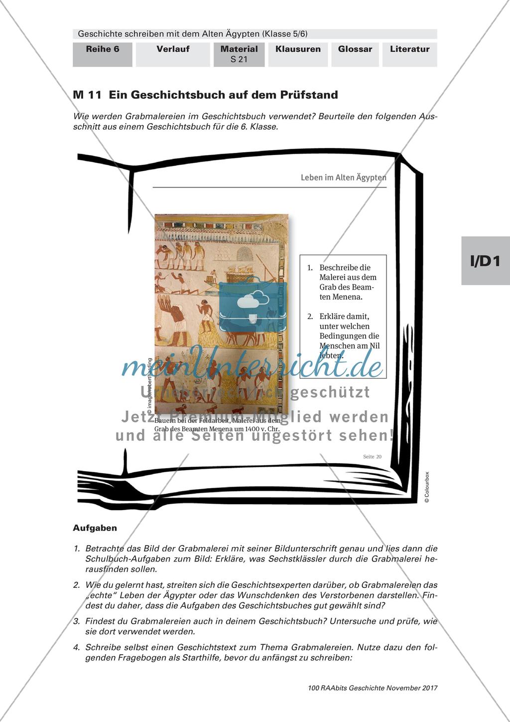 Grabmalereien – Alltagsquelle oder Wunschvorstellung? Preview 4