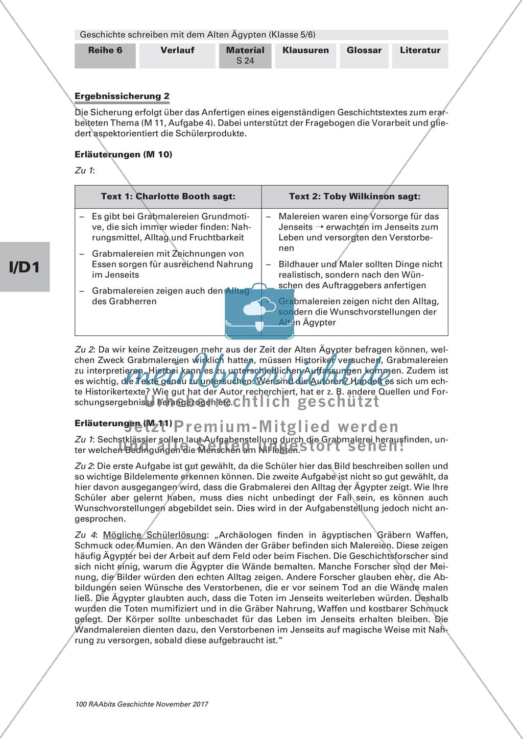 Grabmalereien – Alltagsquelle oder Wunschvorstellung? Preview 7