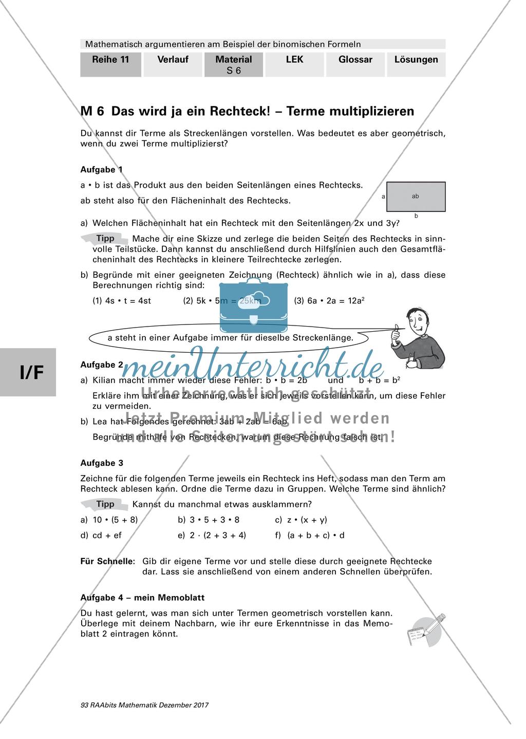 Begründung und Argumentation bei mathematischen Beweisen Preview 6