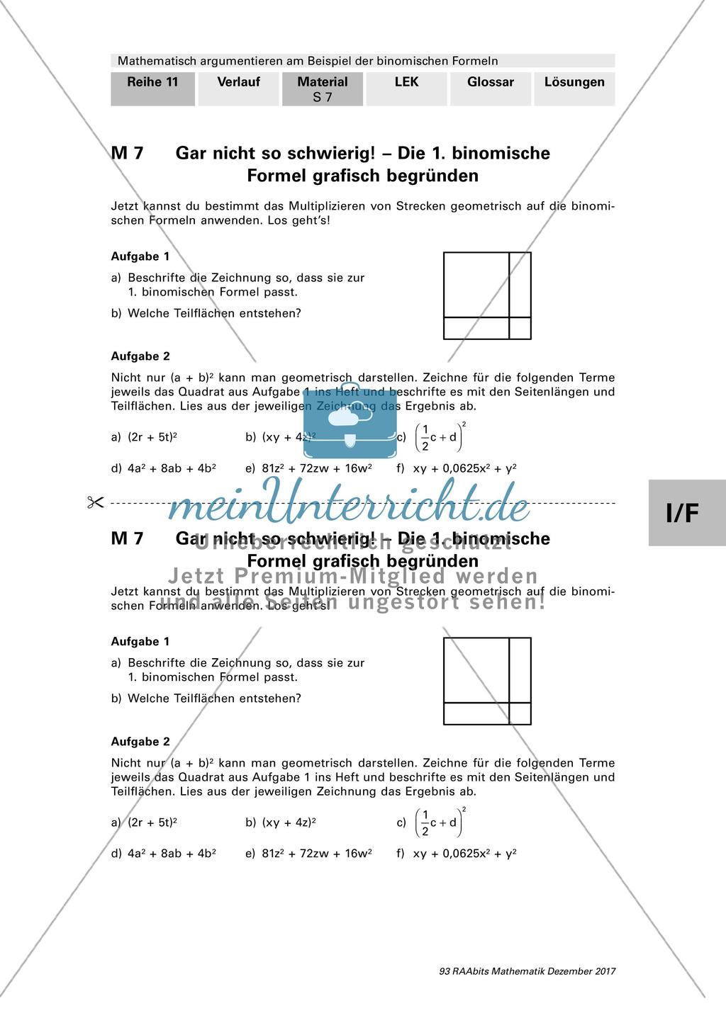 Begründung und Argumentation bei mathematischen Beweisen Preview 7