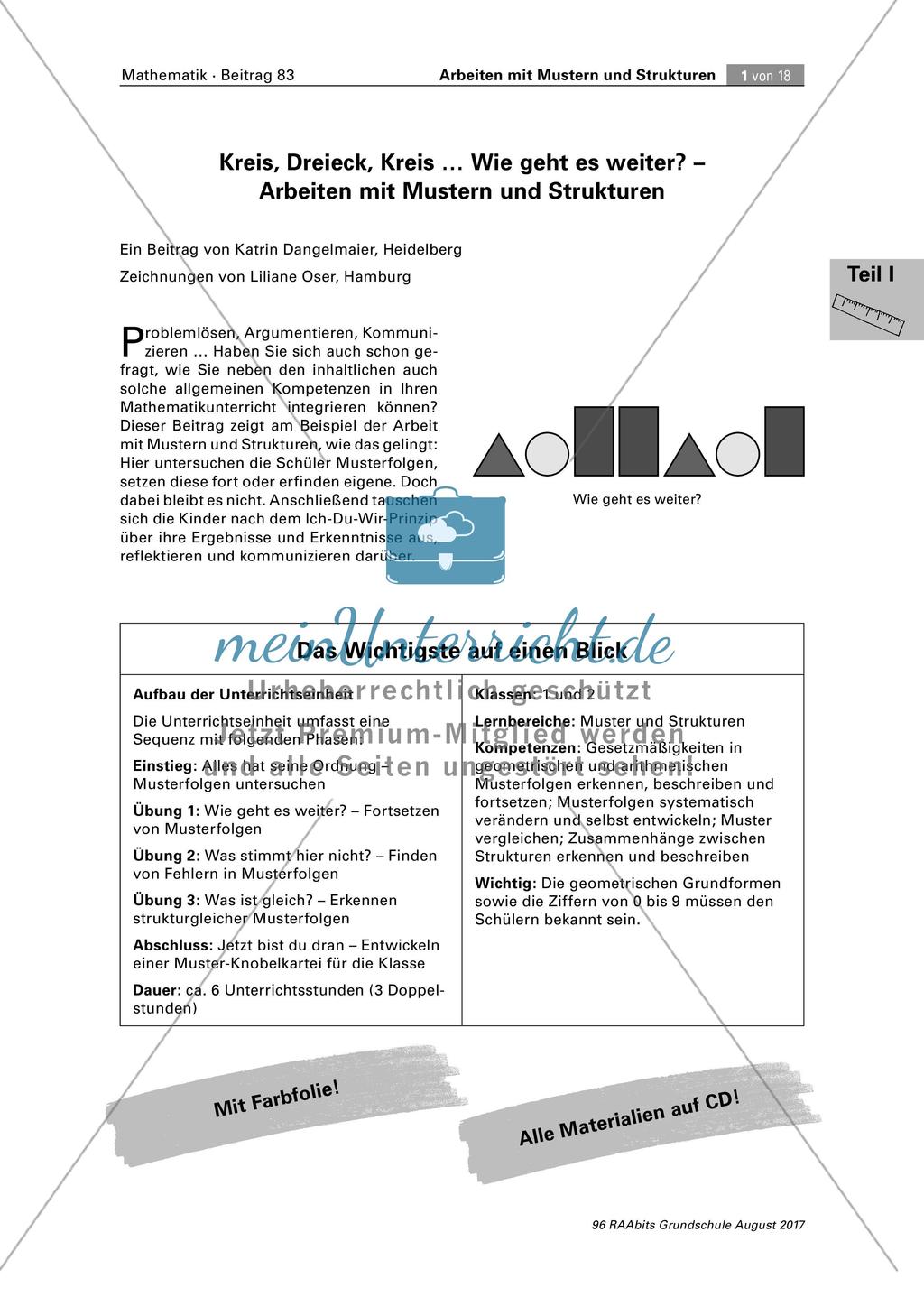 Arbeiten mit Muster und Strukturen Preview 1