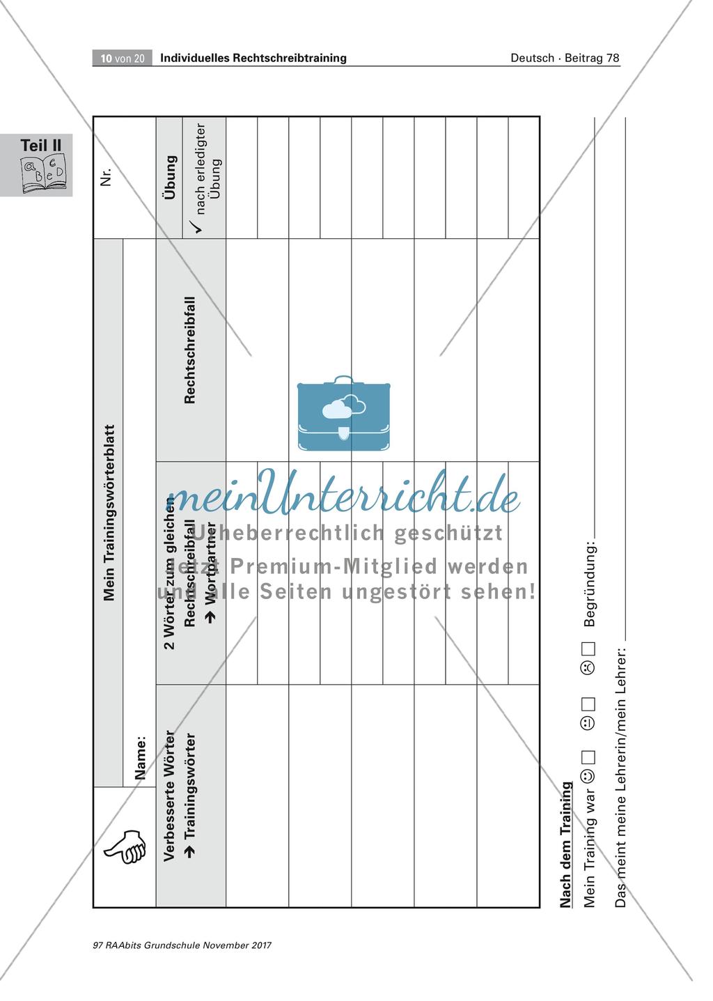 Individuelles Rechtschreibtraining Preview 10