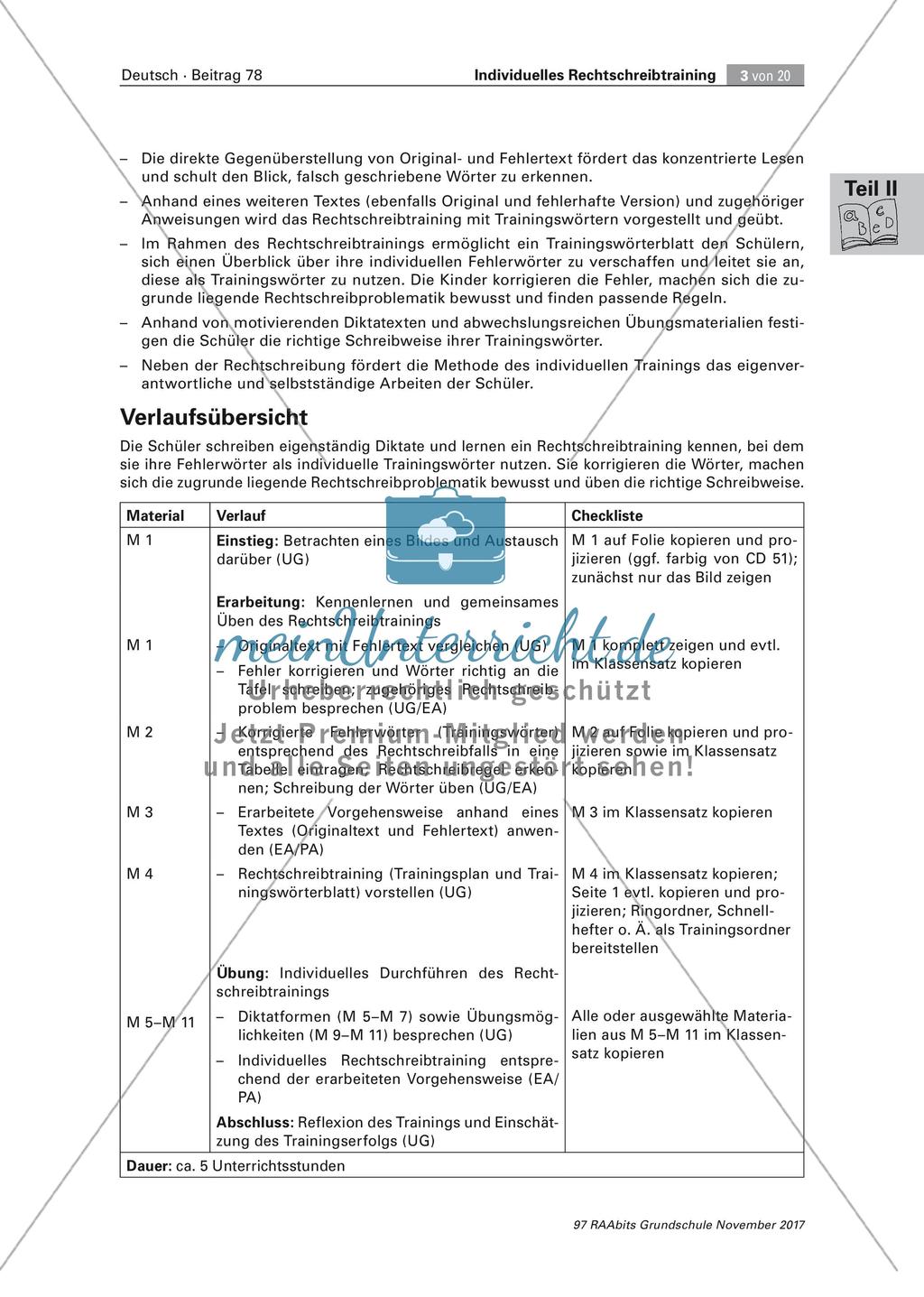 Individuelles Rechtschreibtraining Preview 3