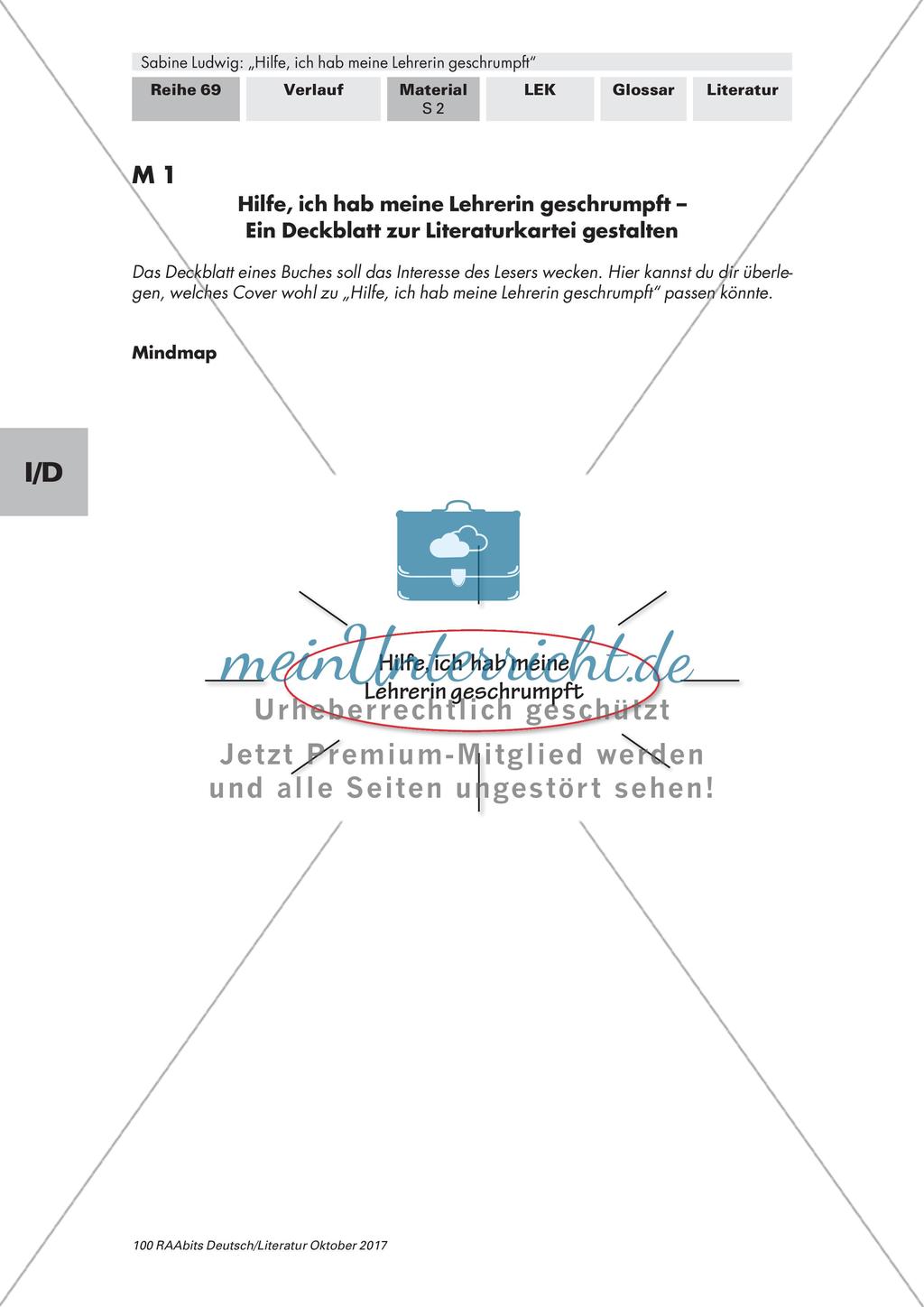 Literaturkartei zum Buch: Hilfe, ich habe meine Lehrerin geschrumpft Preview 1