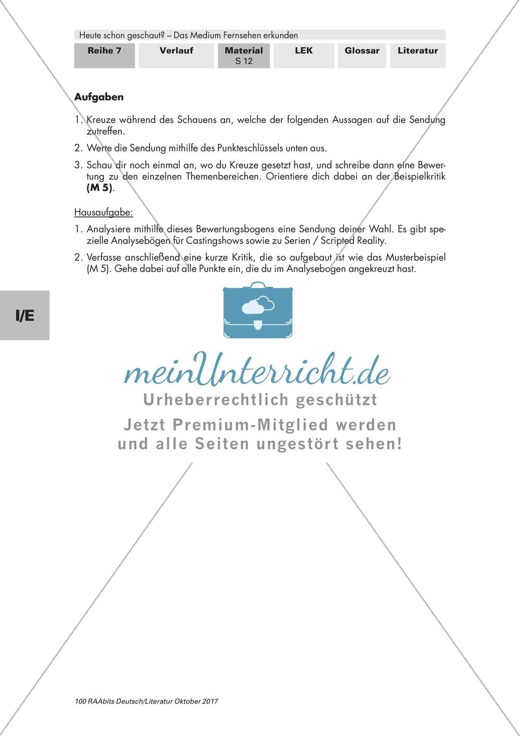 Das schaue ich gern - Unterschiedliche Arten von Fernsehsendungen Preview 5