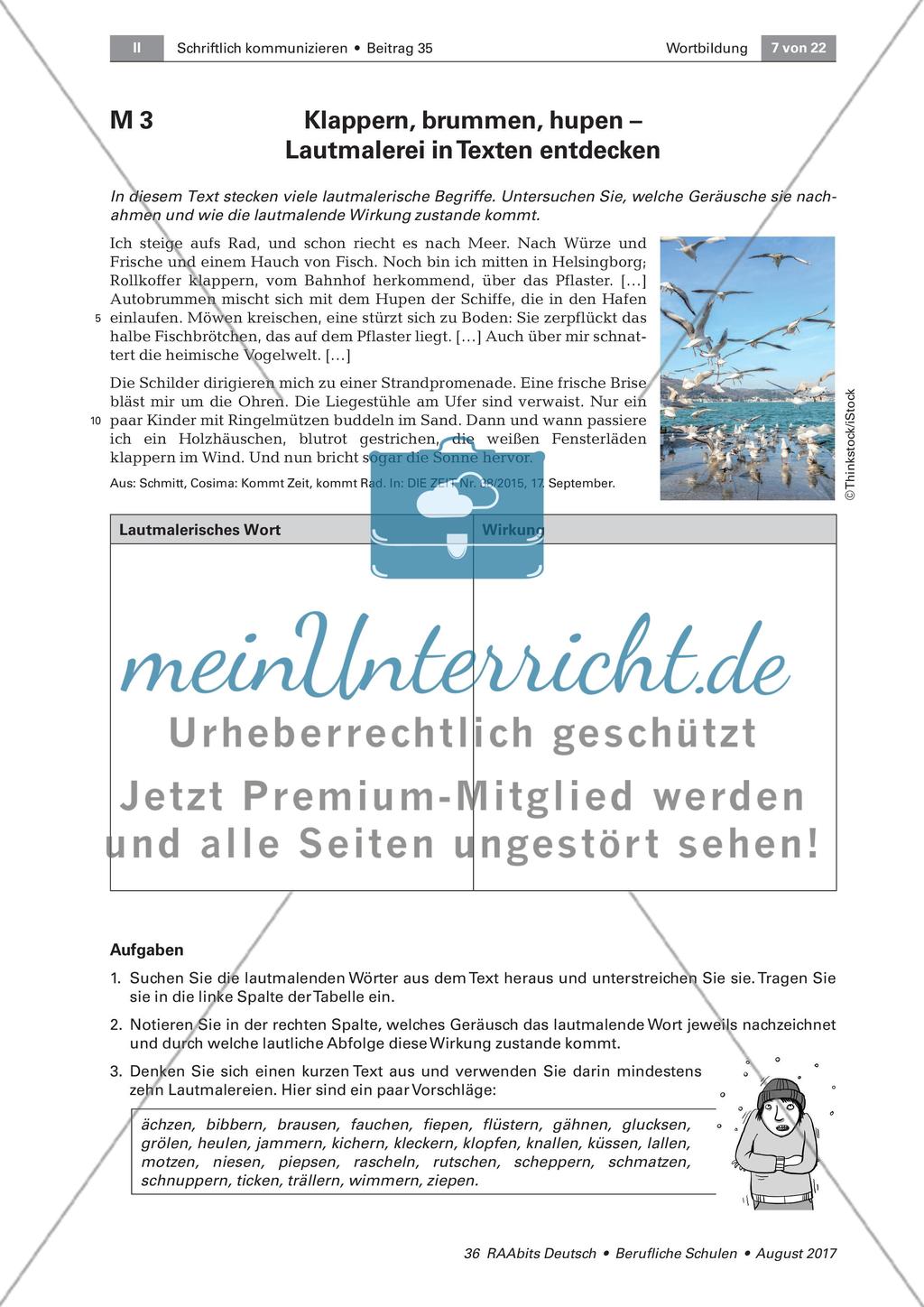 Lautmalerei: eine Form der Wortbildung Preview 3