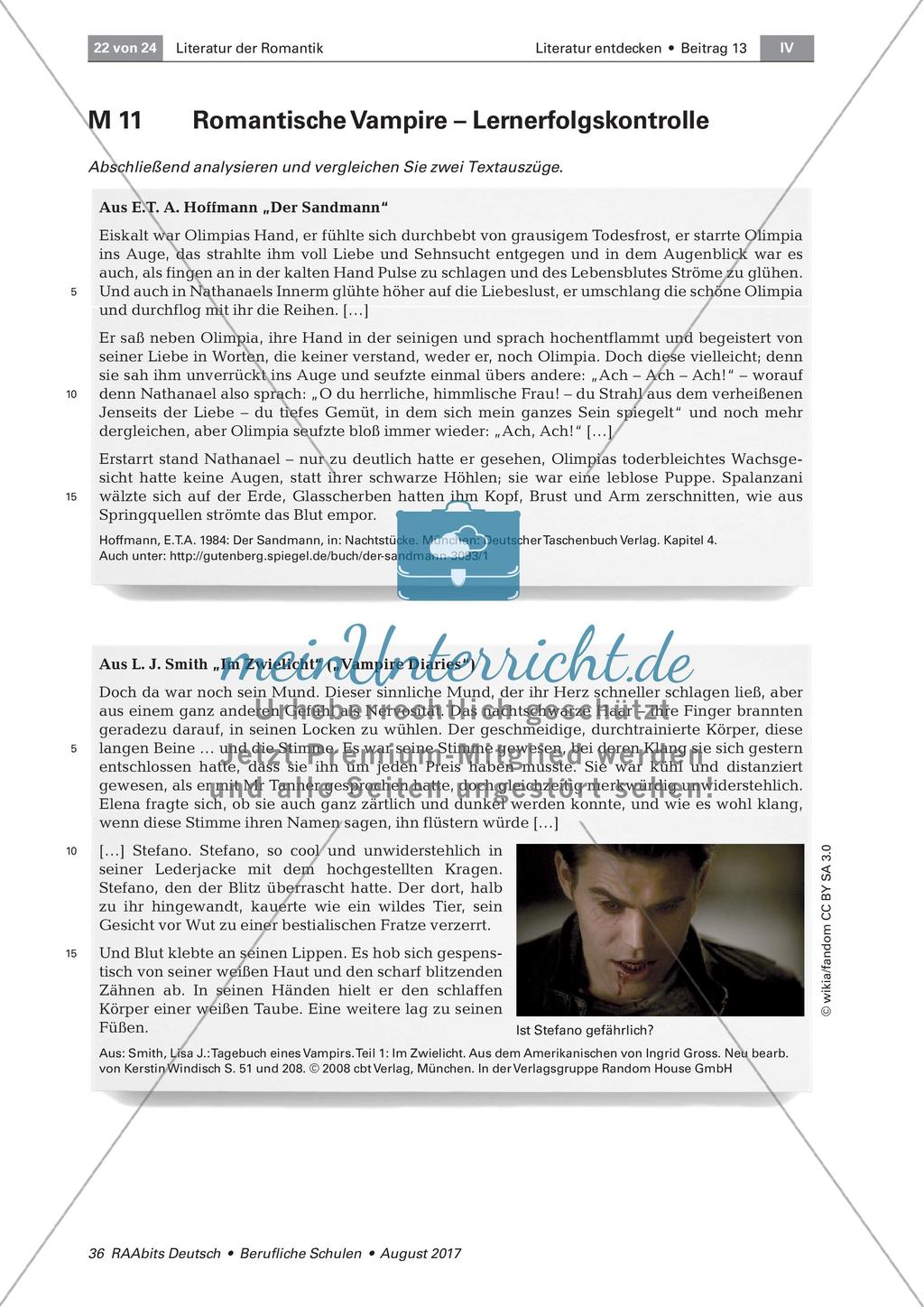 Romantische Vampire: Leistungskontrolle Preview 1