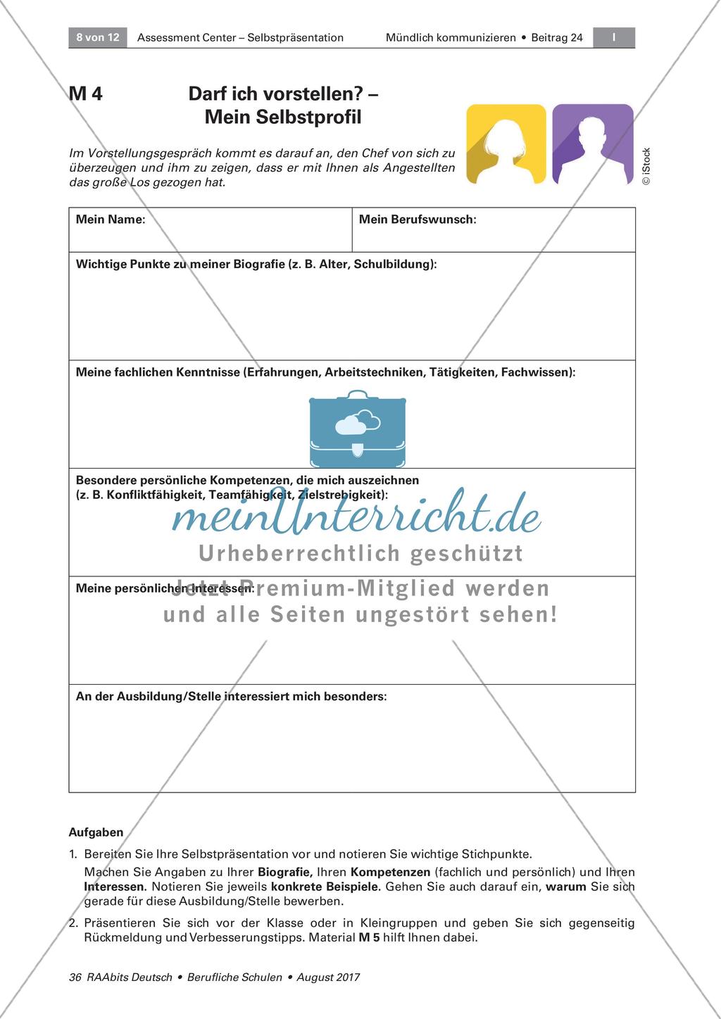 Bewerbertraining: Sich selbst präsentieren Preview 8