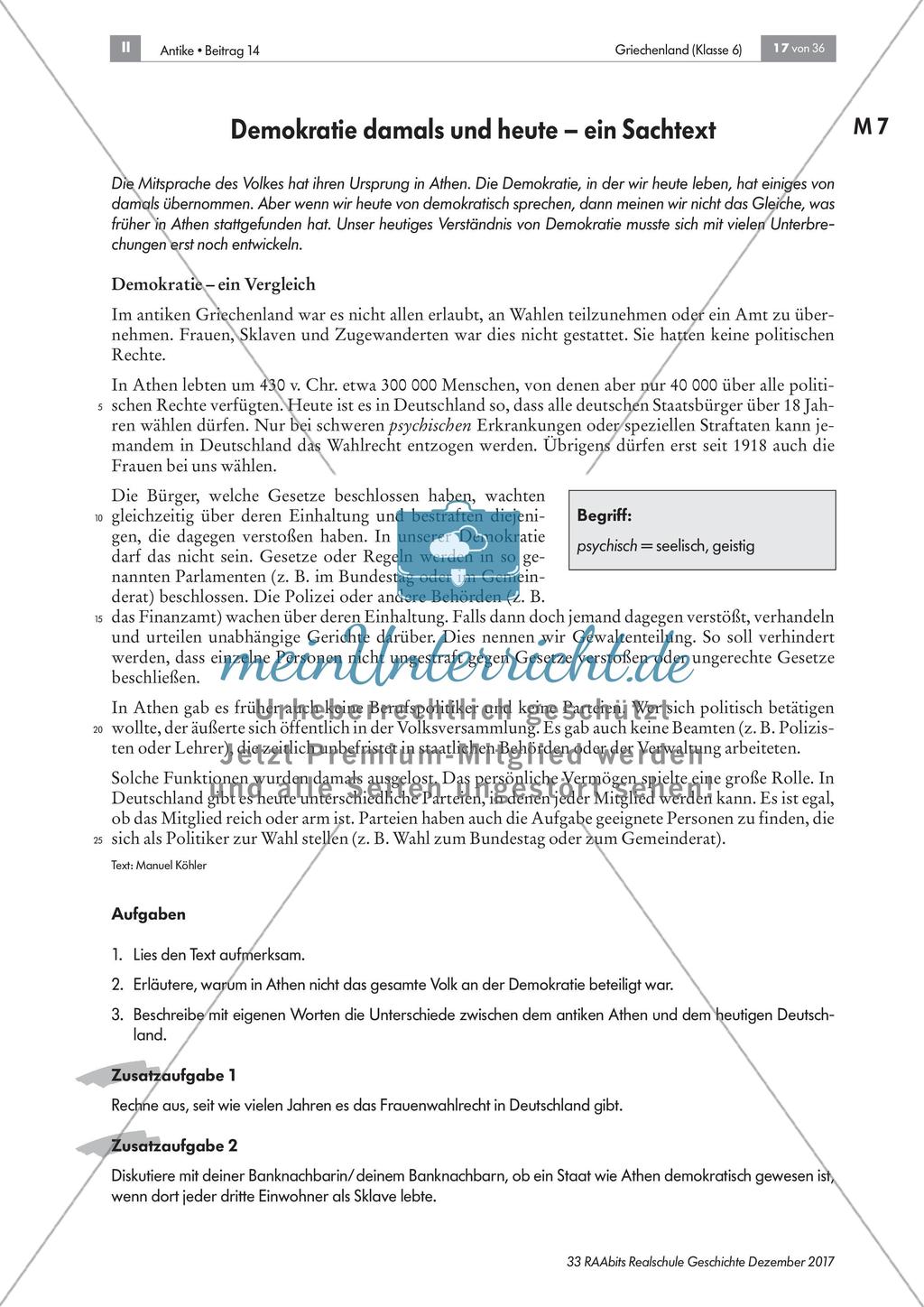 Die Regierung im 6. Jahrhundert v. Chr. in Athen Preview 3