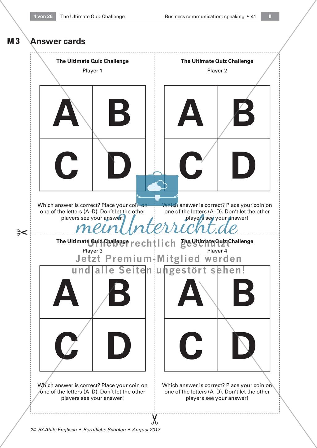 Lernspiel: Wiederholung von Grammatik, Wortschatz und Landeskunde Preview 4