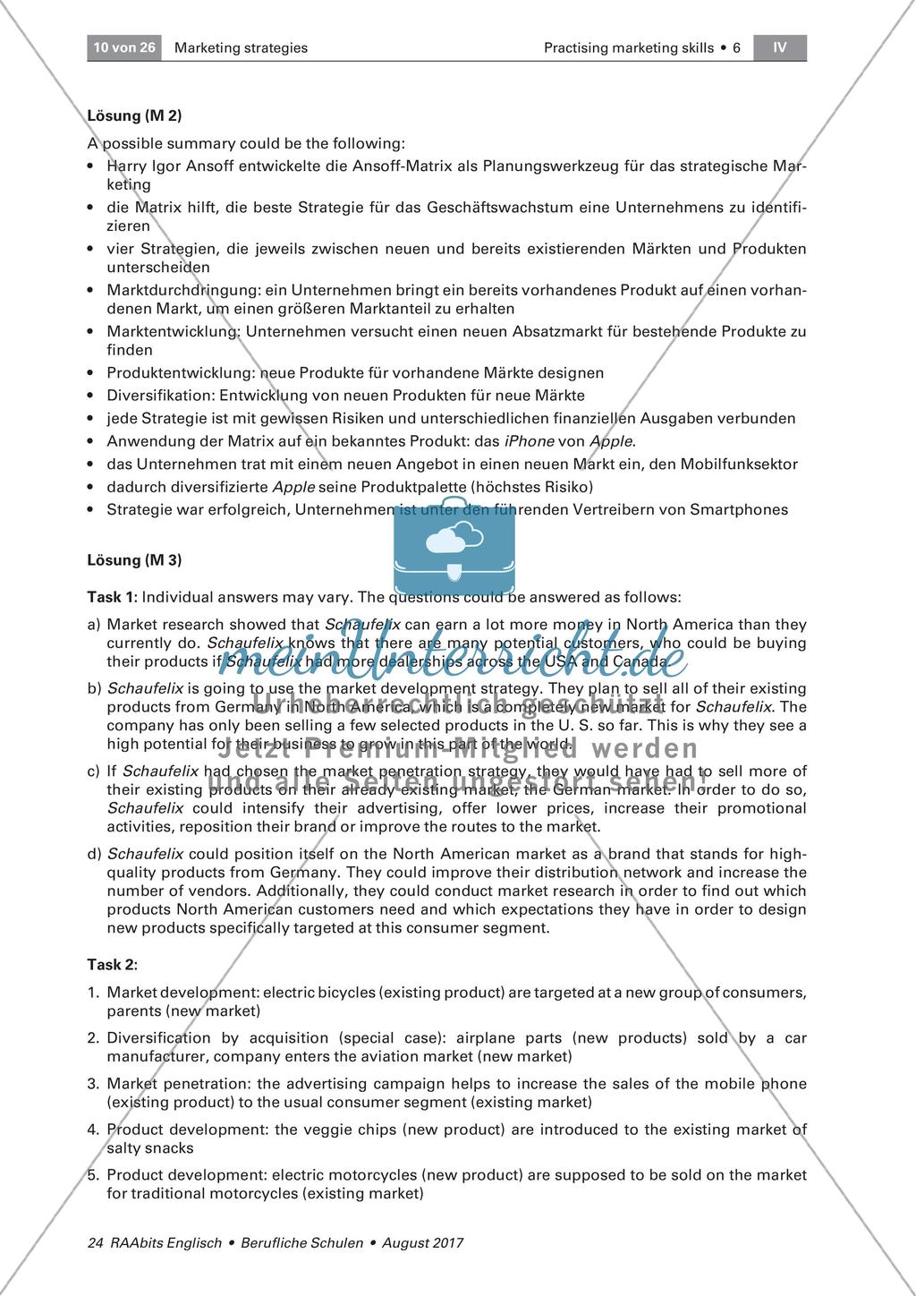 Marketing strategies: Ansoff Matrix Preview 5