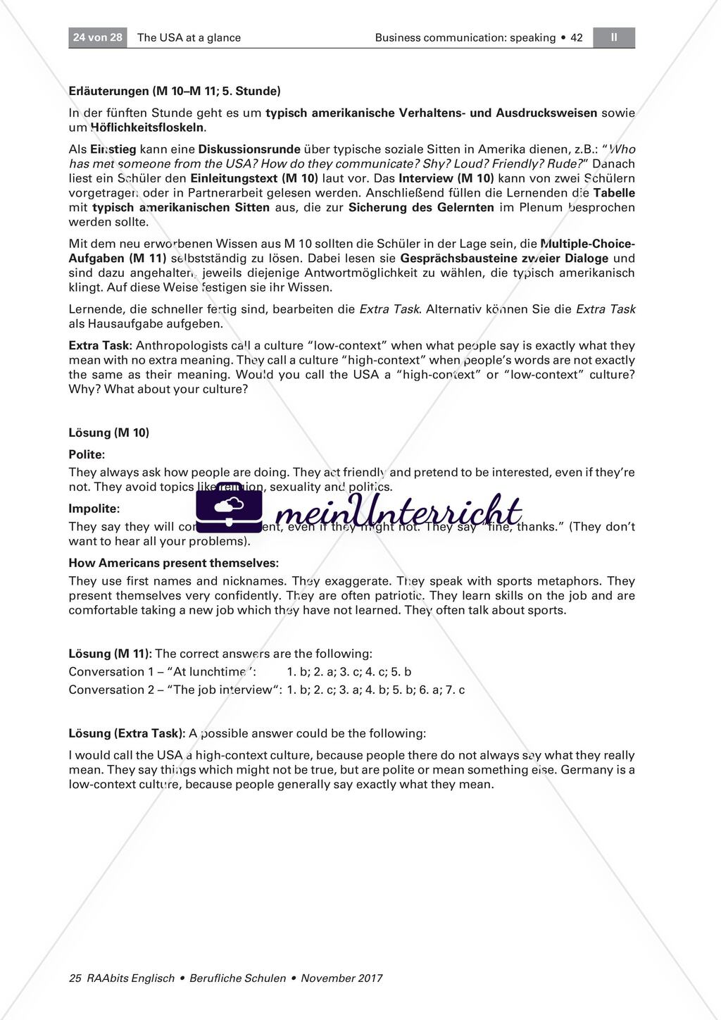 The US: American social and professional customs Preview 5