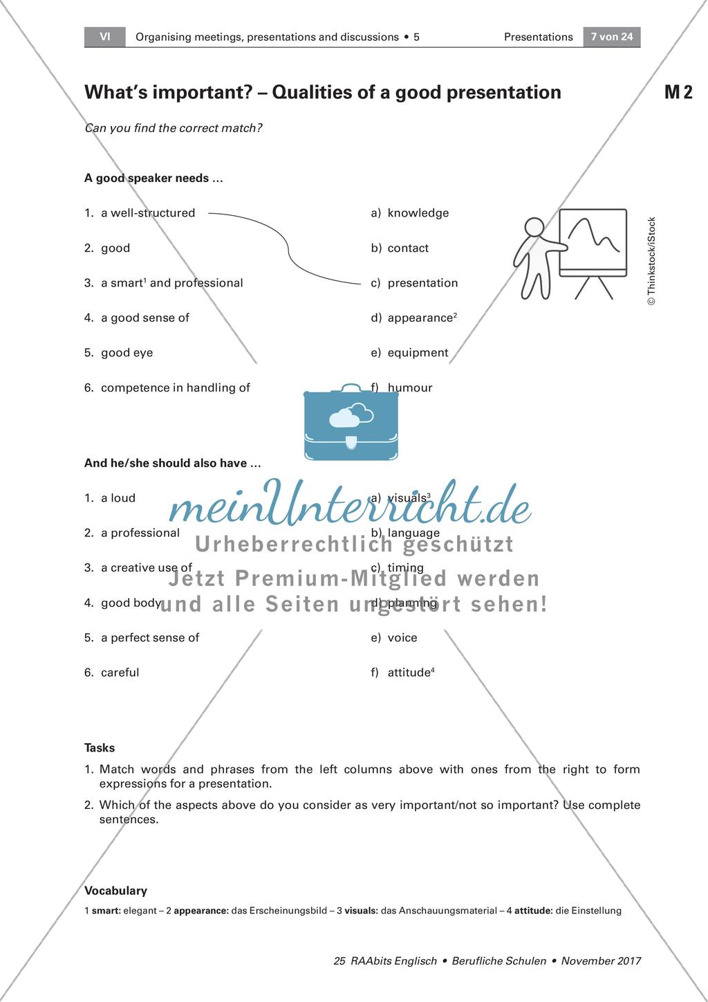 Giving a presentation: Preparation Preview 2