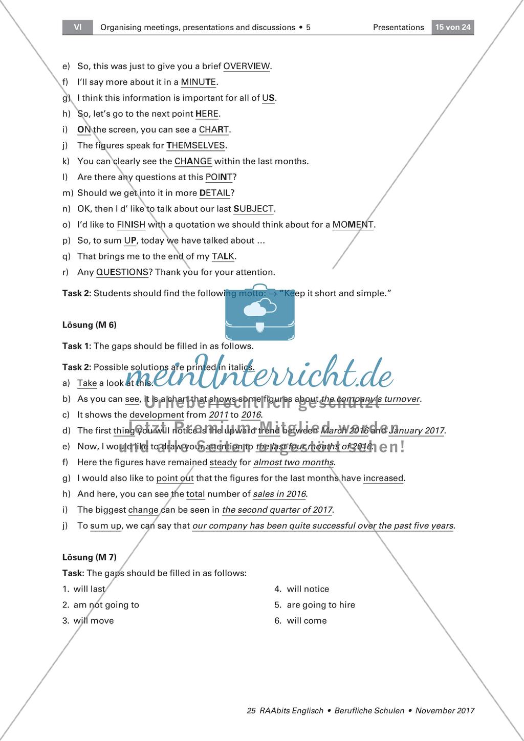 Giving a presentation: Useful phrases Preview 6