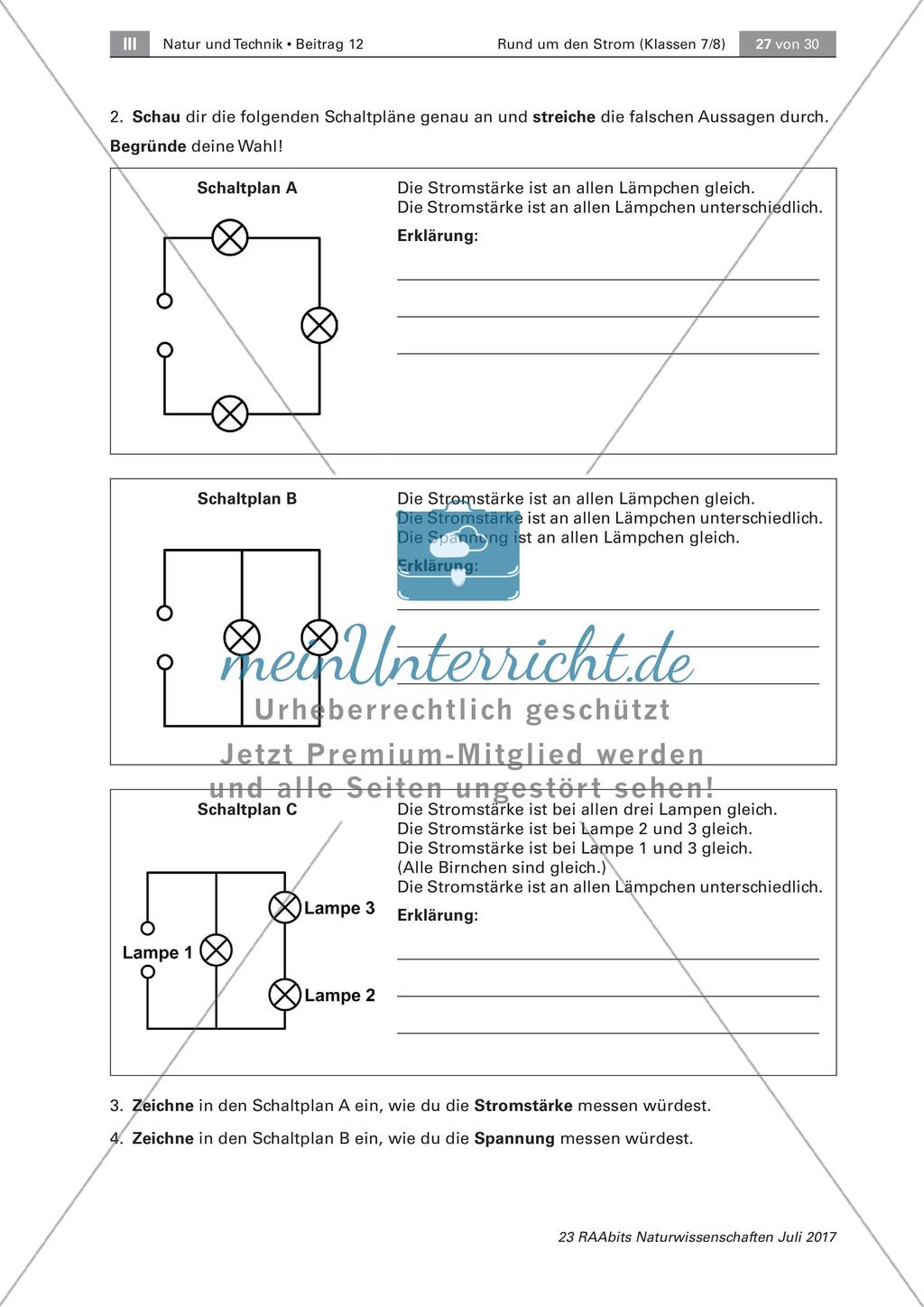 Elektrizität: Parallel- und Reihenschaltung Preview 10