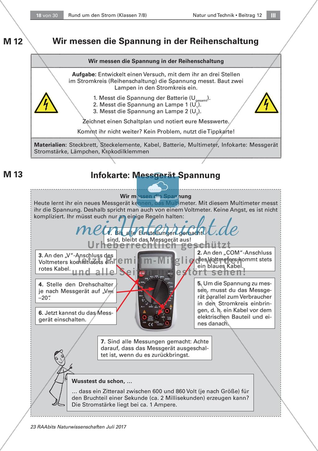 Elektrizität: Parallel- und Reihenschaltung Preview 1