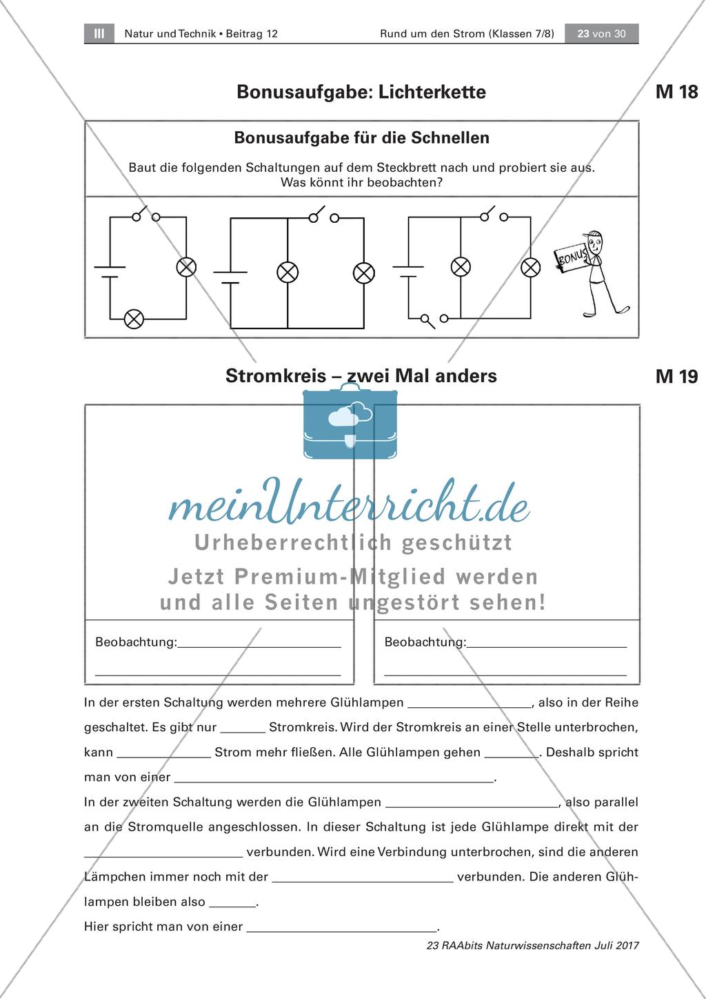 Elektrizität: Parallel- und Reihenschaltung Preview 6