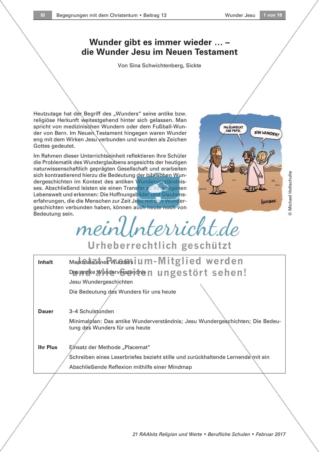 Antikes und heutiges Wunderverständnis Preview 1