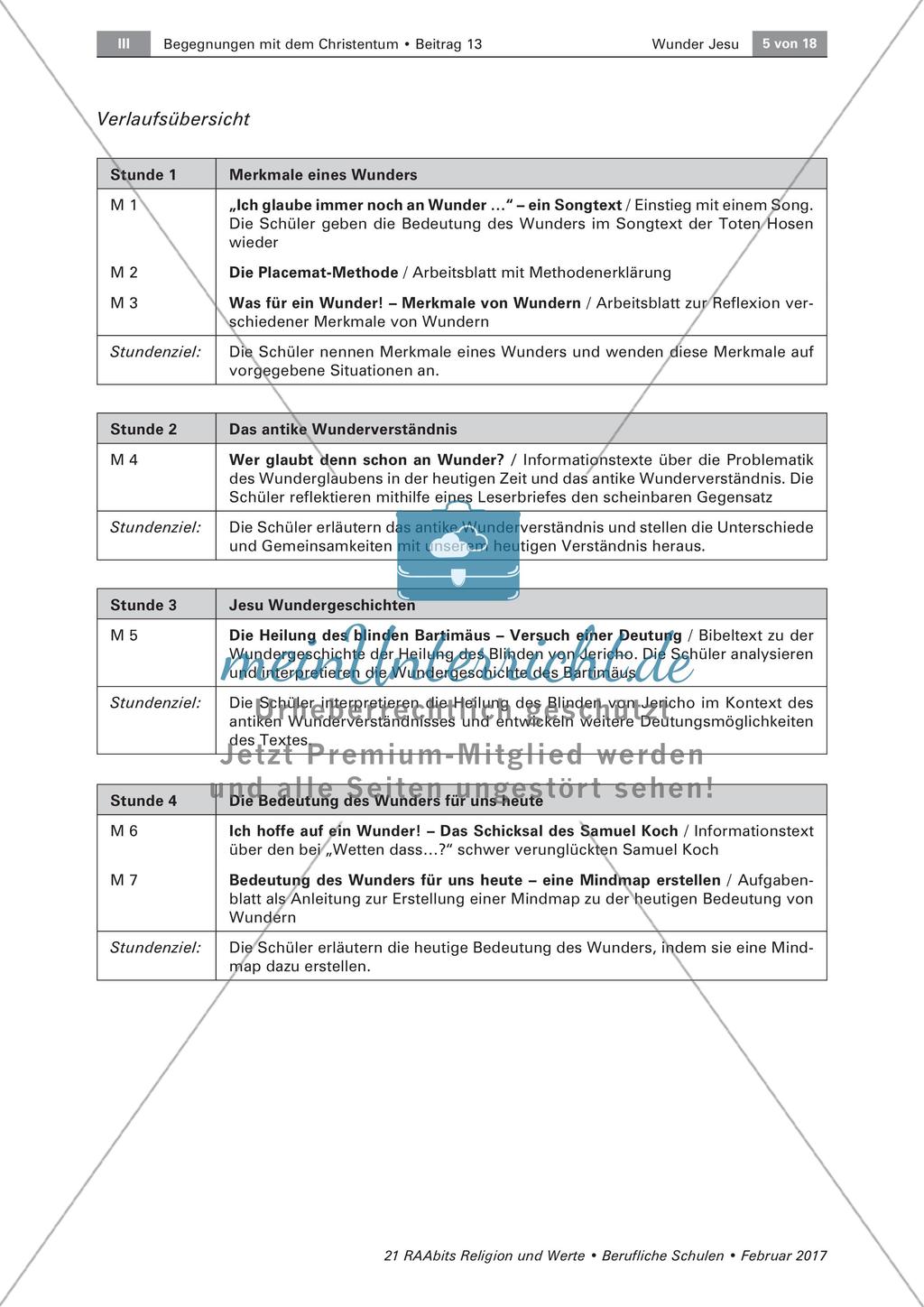 Antikes und heutiges Wunderverständnis Preview 5